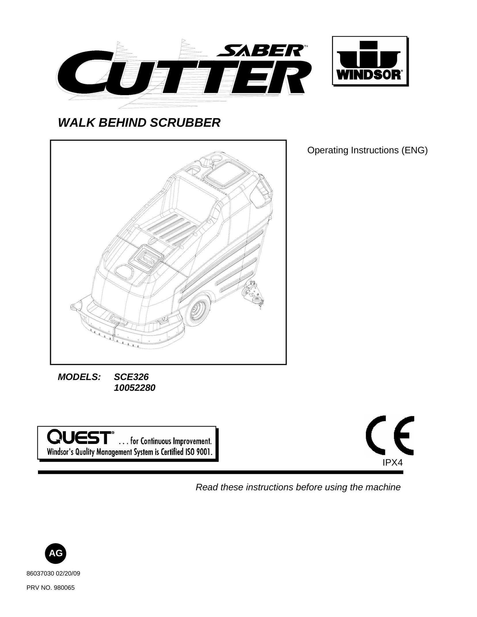 Windsor 10052280 Vacuum Cleaner User Manual