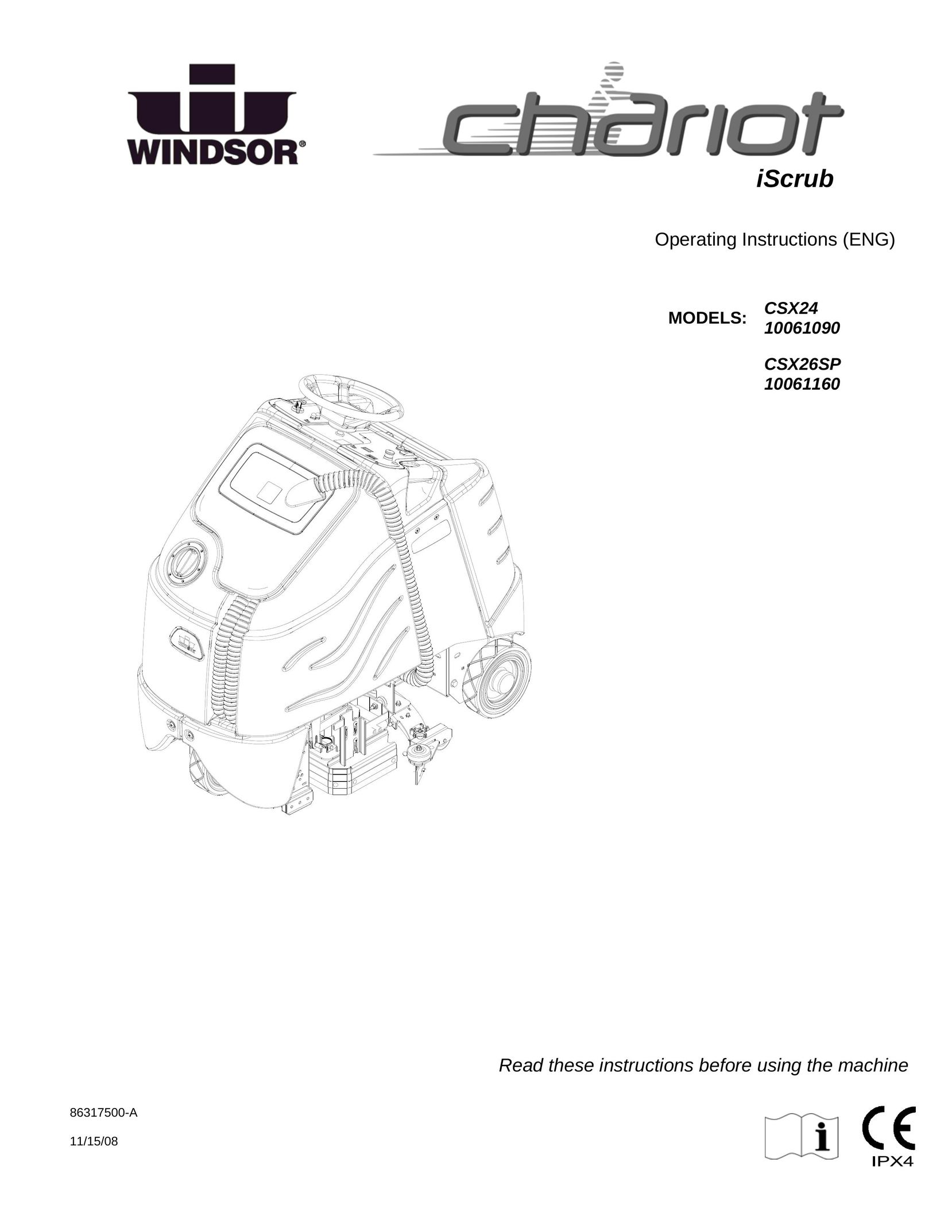 Windsor 10061160 Vacuum Cleaner User Manual