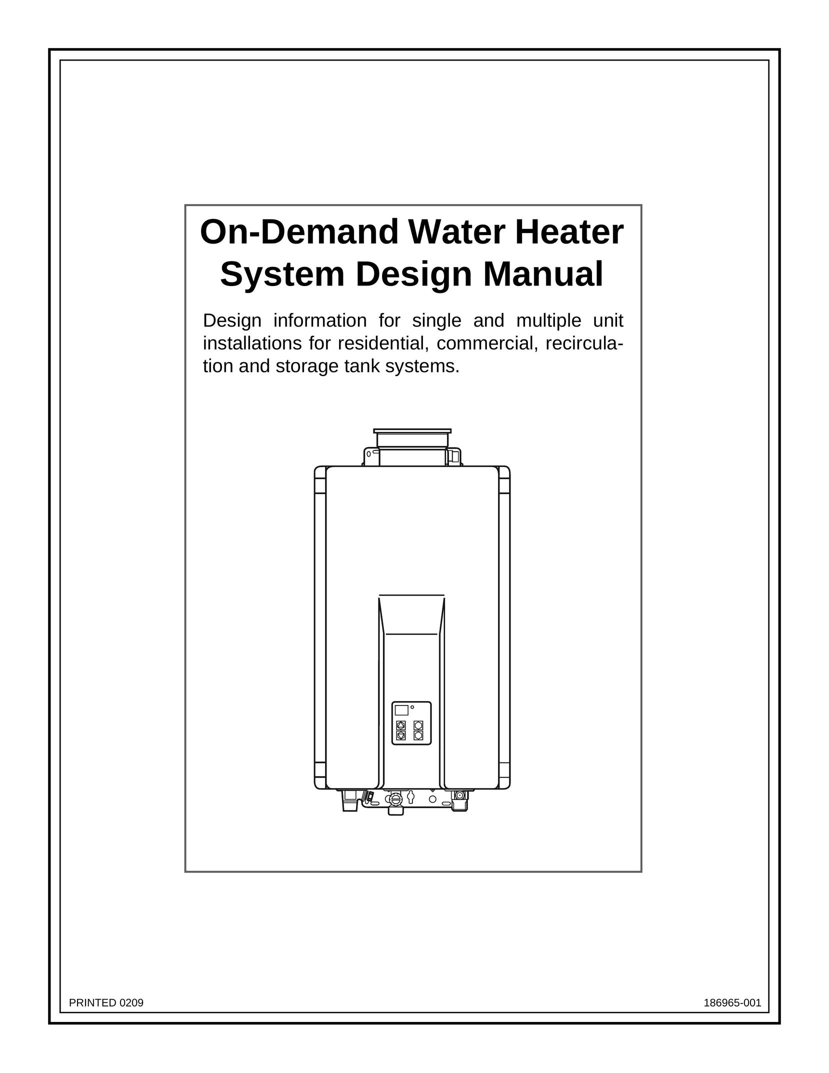 A.O. Smith 186965-001 Water Heater User Manual