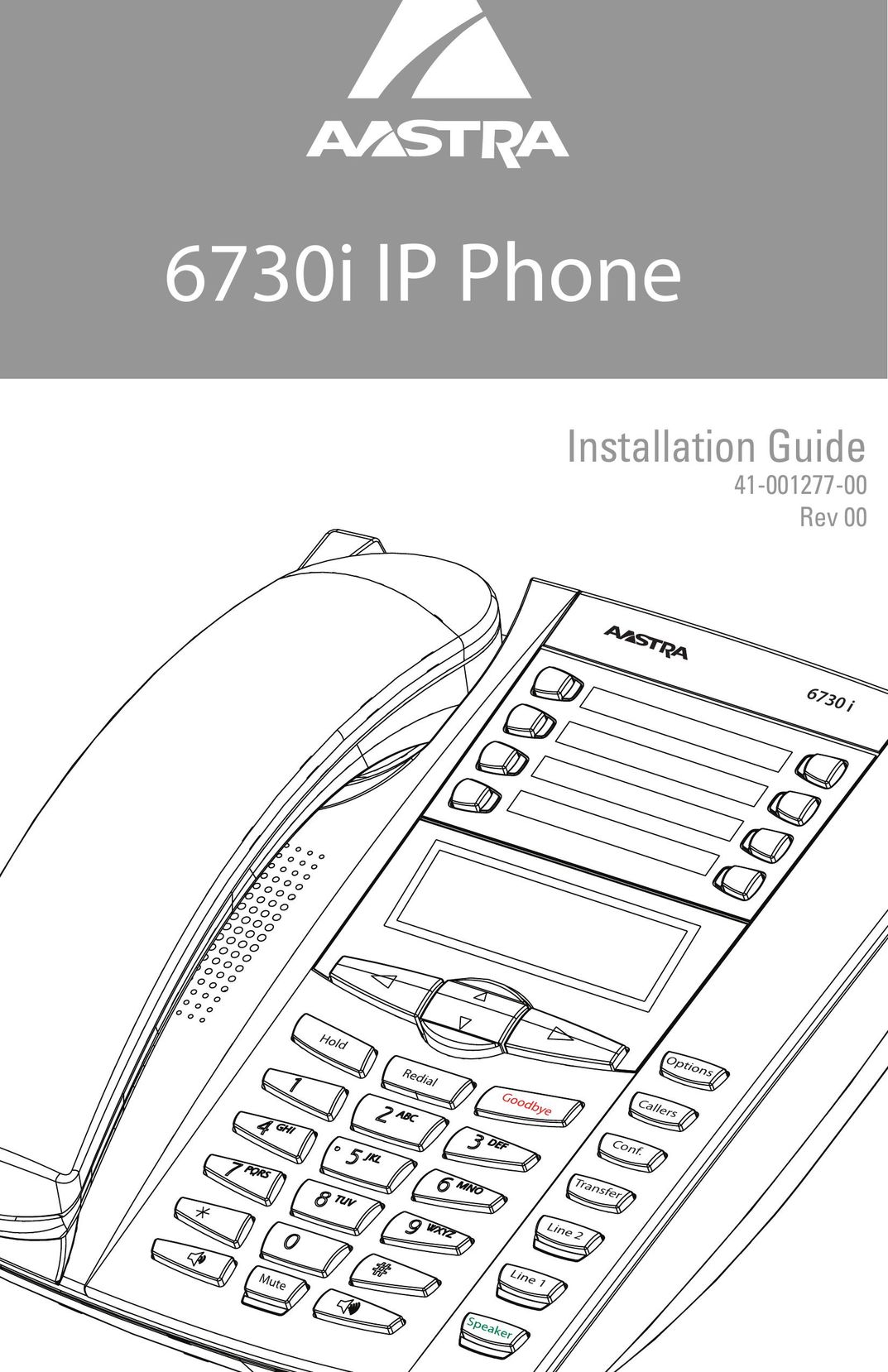 Aastra Telecom 6730I Water Heater User Manual