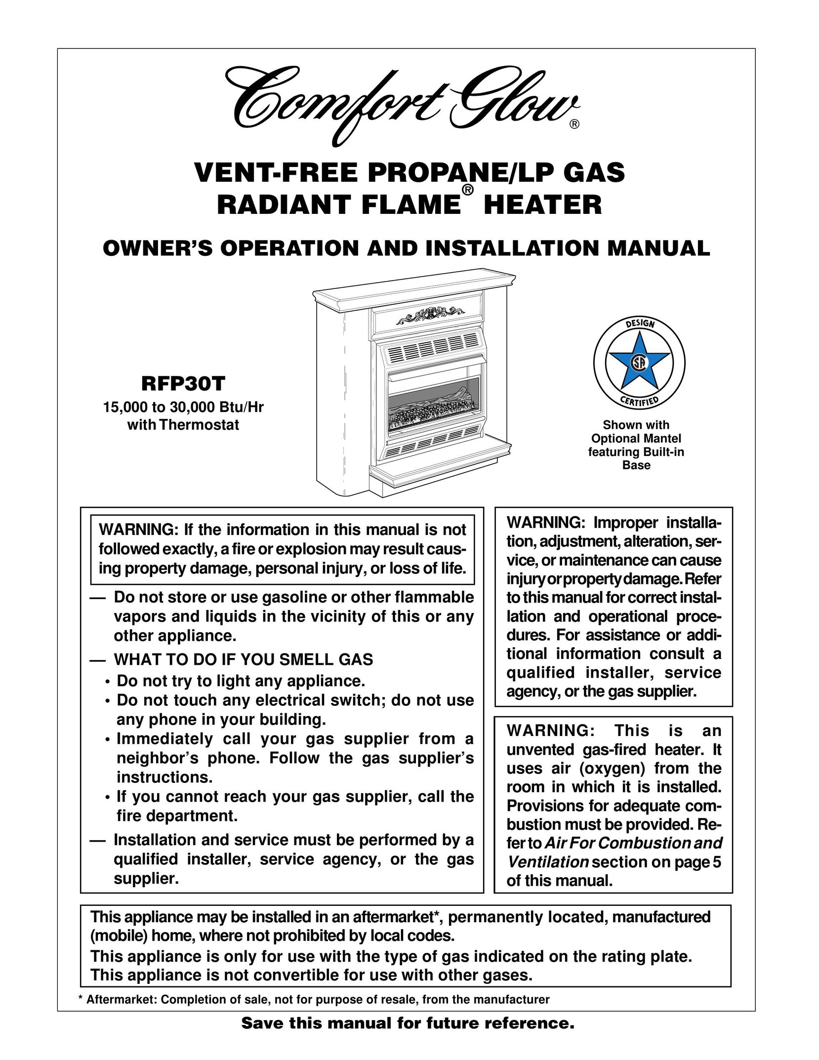 Desa 000 to 30 Water Heater User Manual