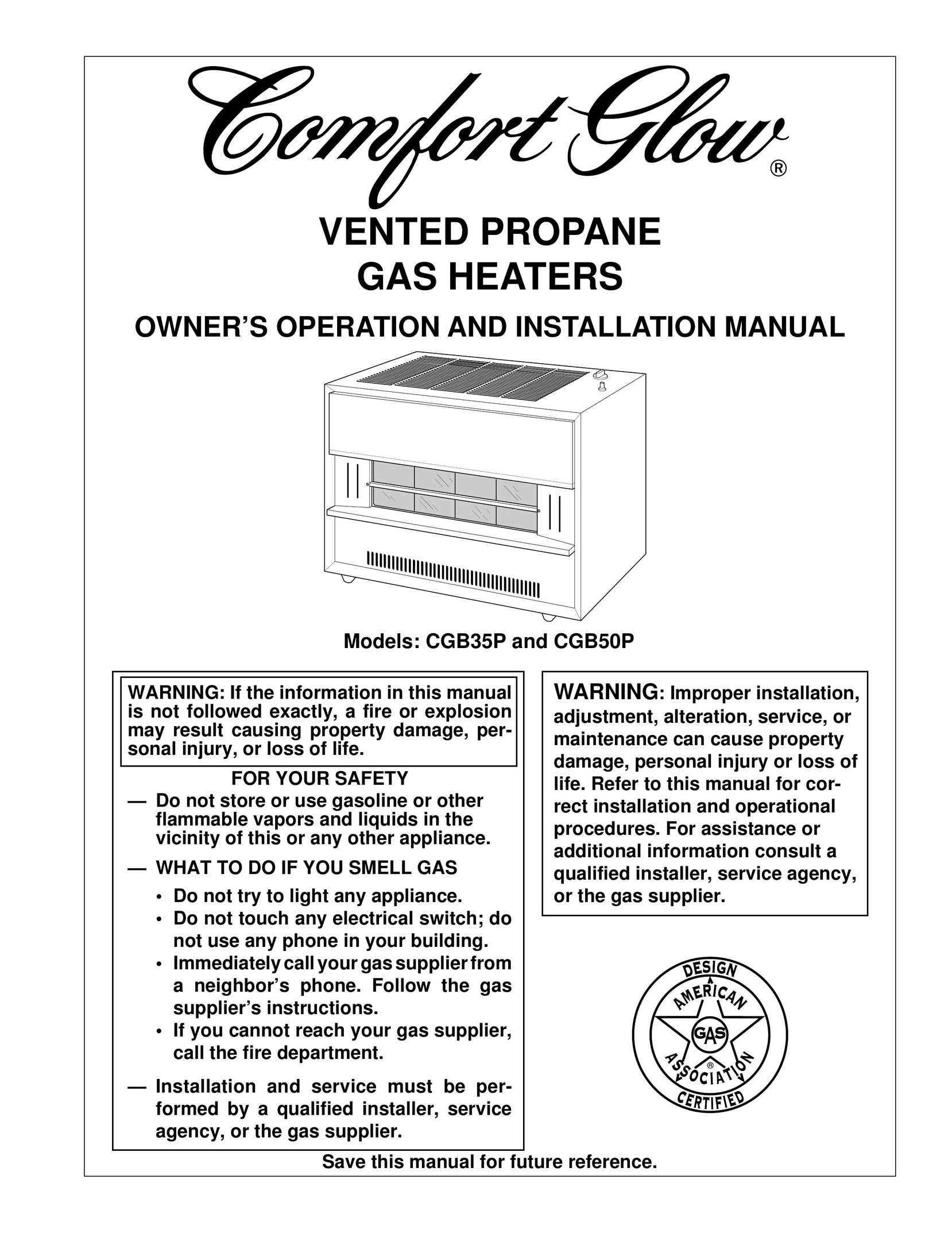 Desa CGB35P Water Heater User Manual