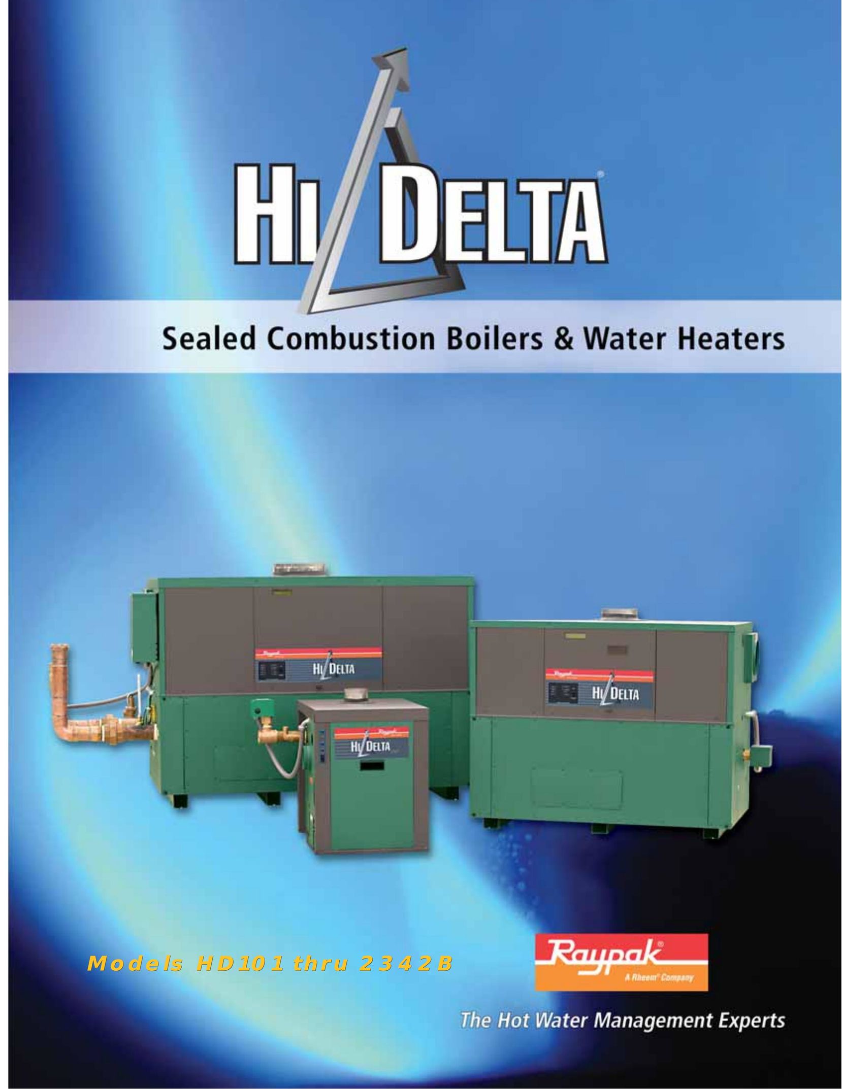 Raypak HD101 THRU 2342B Water Heater User Manual