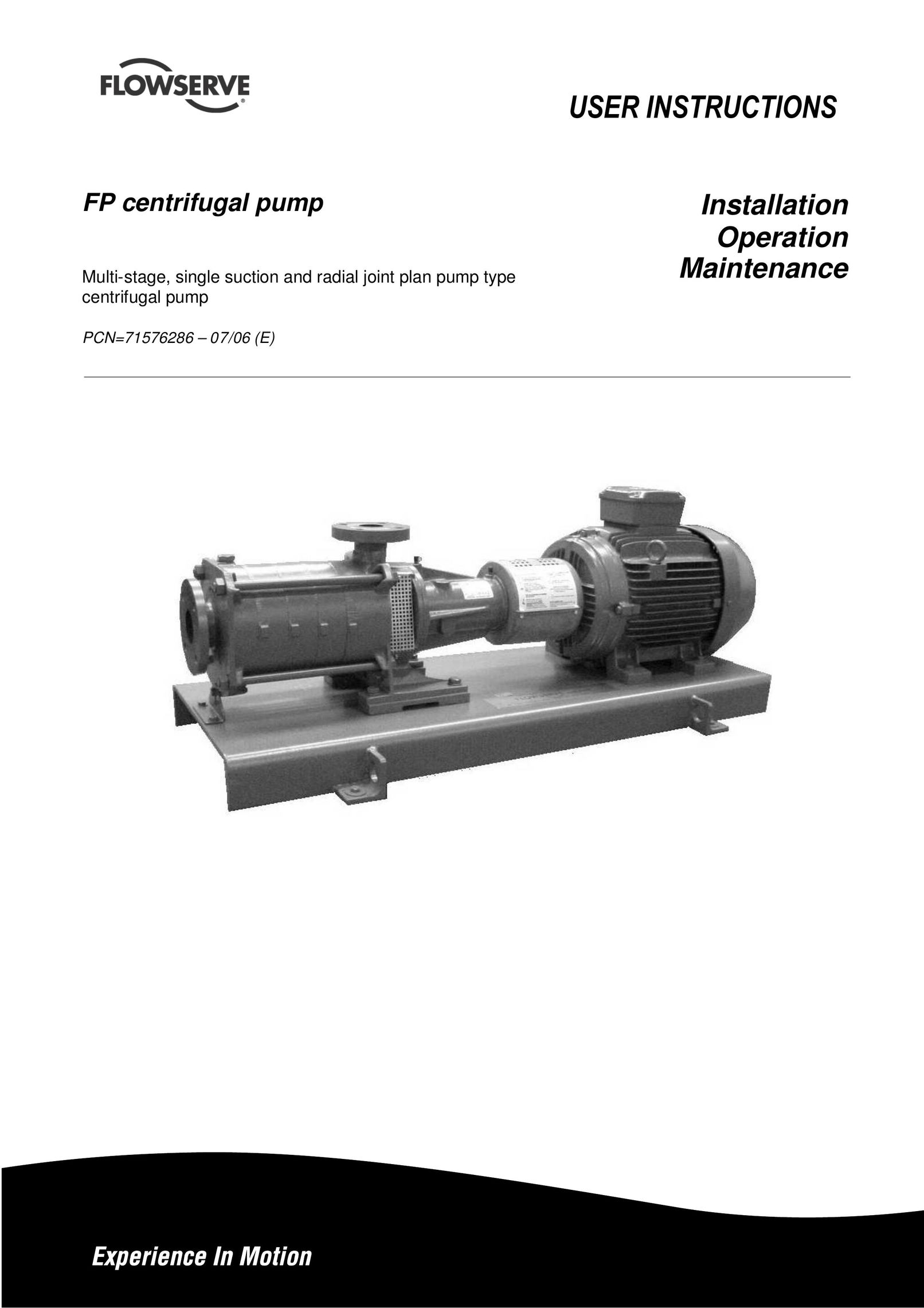 HP (Hewlett-Packard) 71576286 Water Pump User Manual