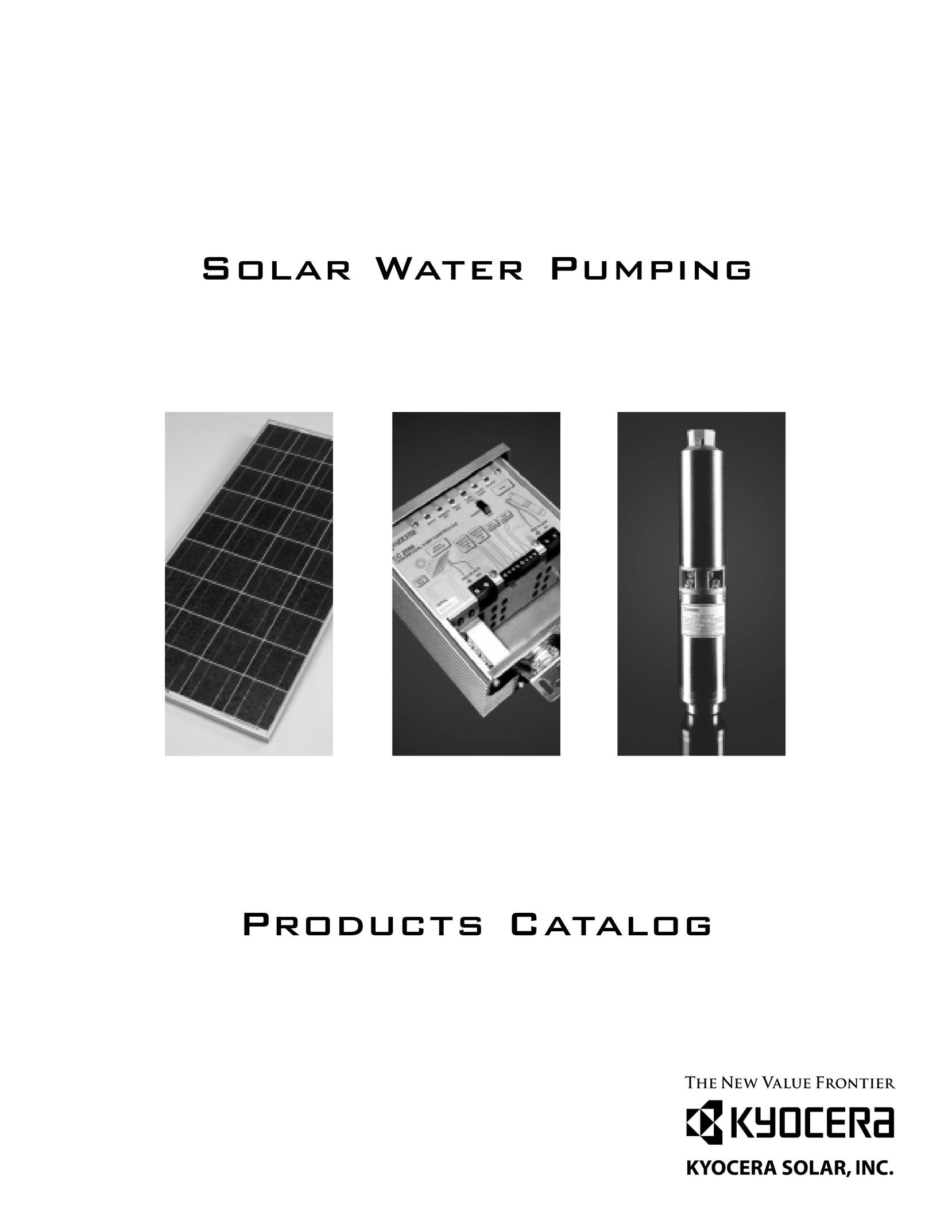 Kyocera SD 3-70 Water Pump User Manual
