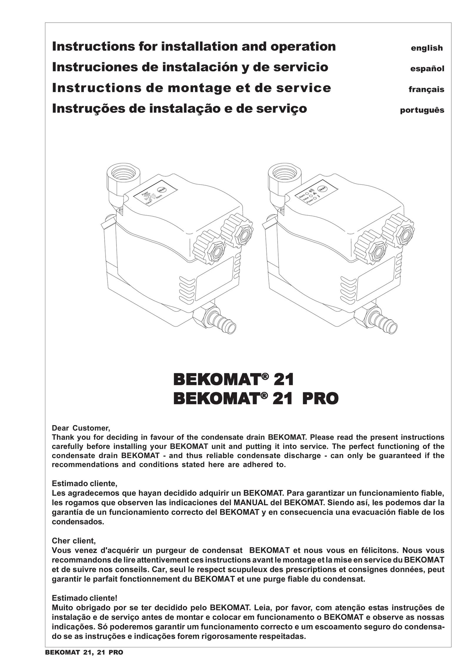 Leupold 21 PRO Water Pump User Manual