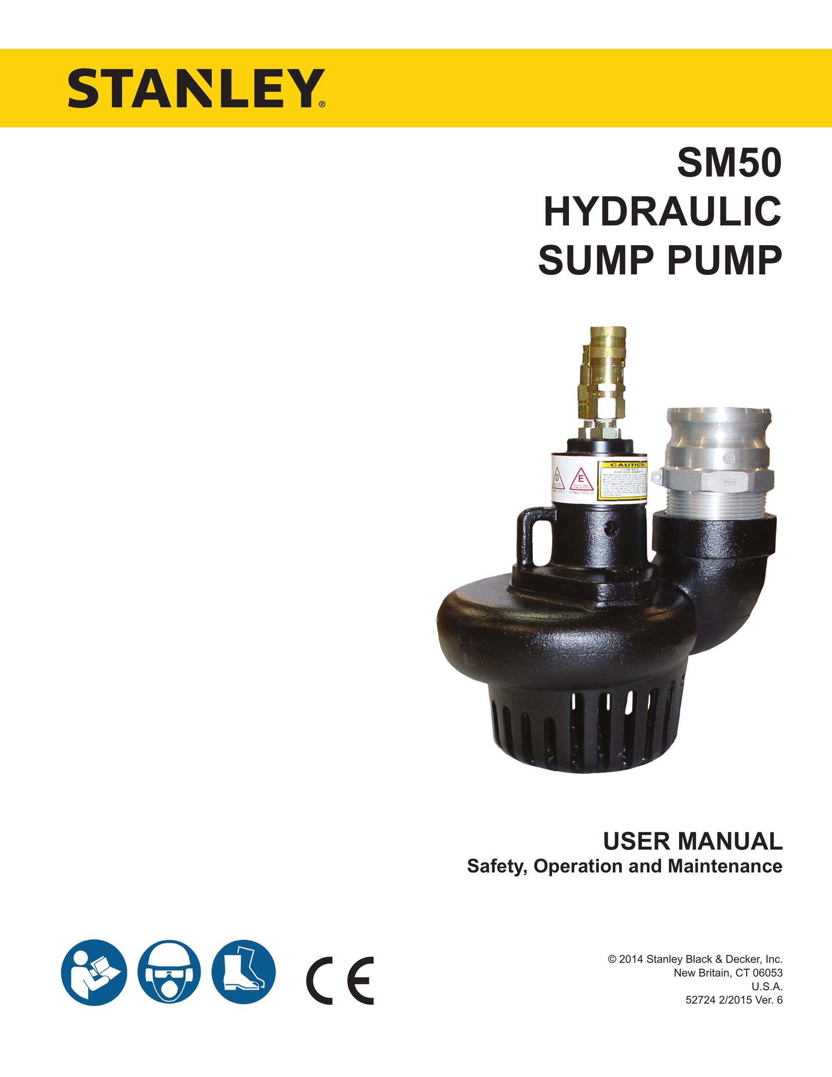 Stanley Black & Decker SM50 Water Pump User Manual