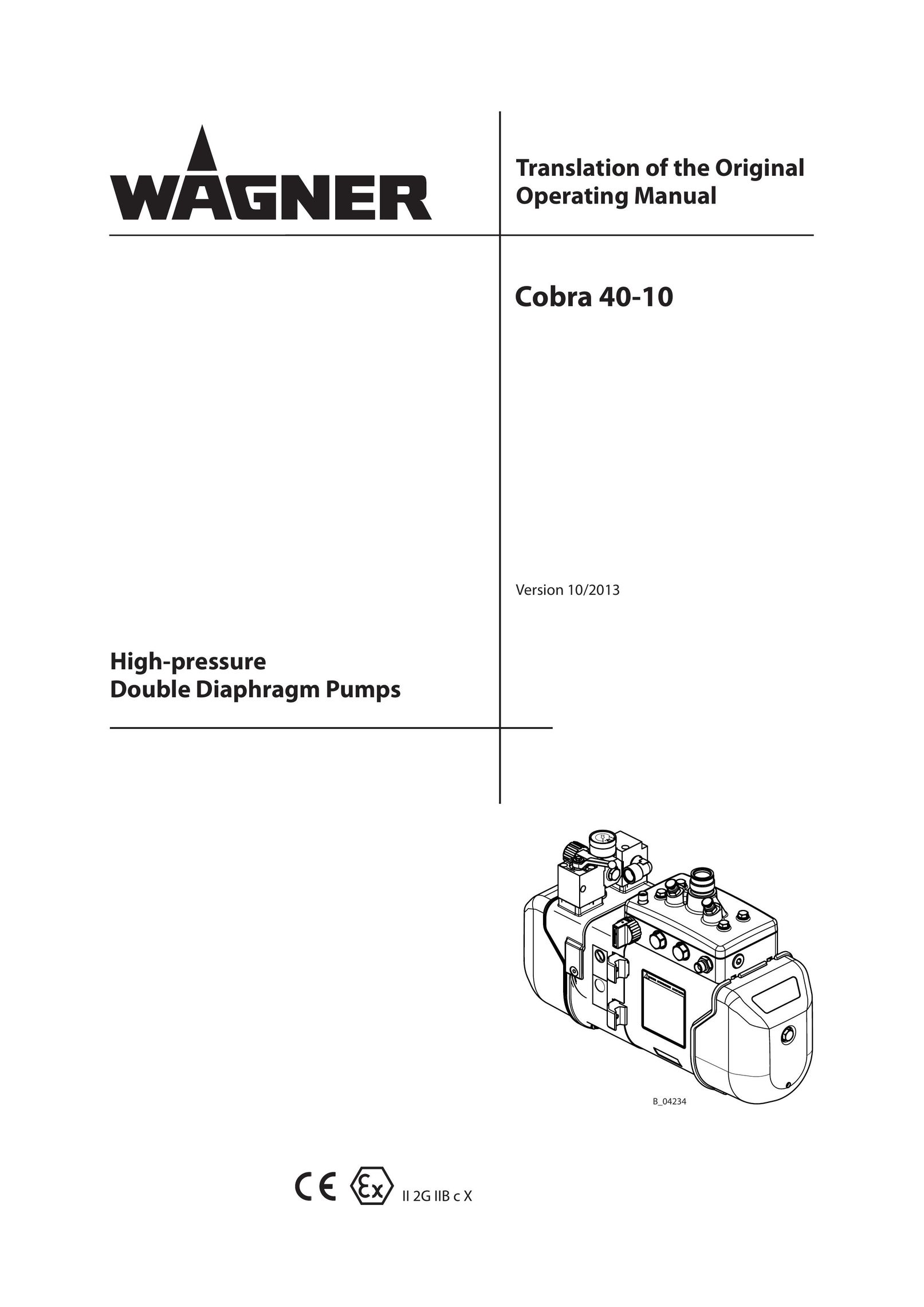Wagner SprayTech B_04234 Water Pump User Manual