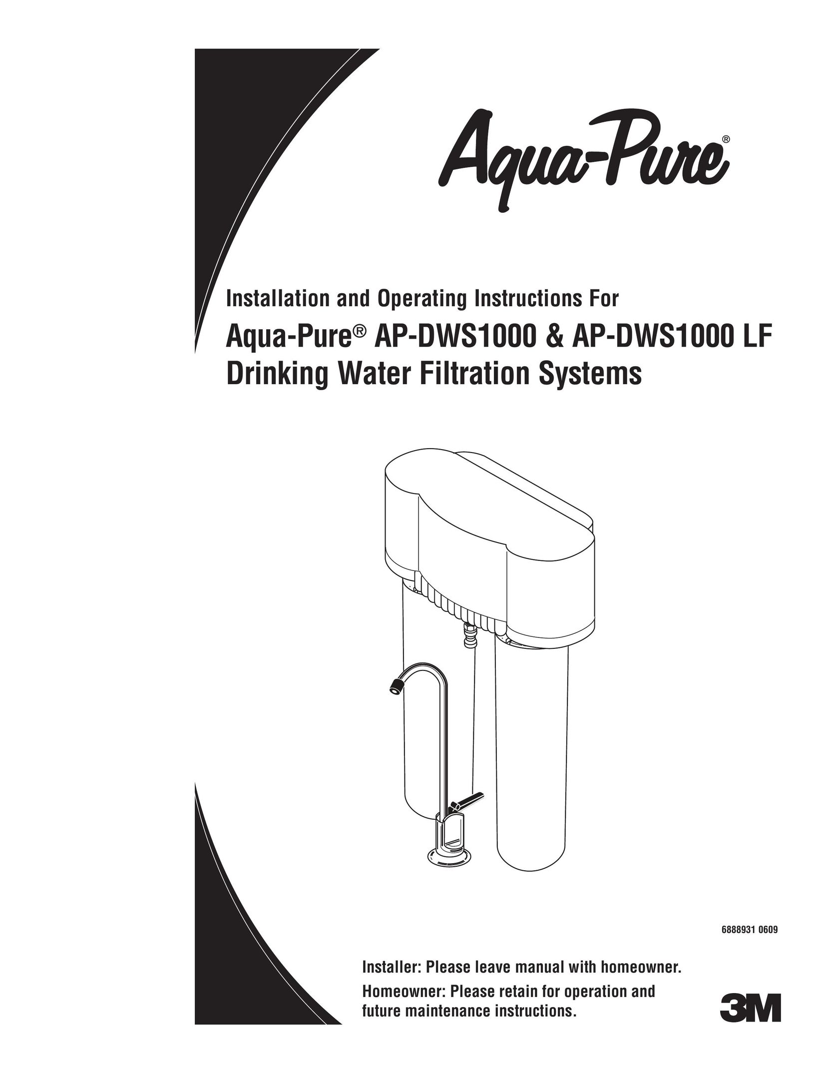 3M AP-DWS1000 Water System User Manual