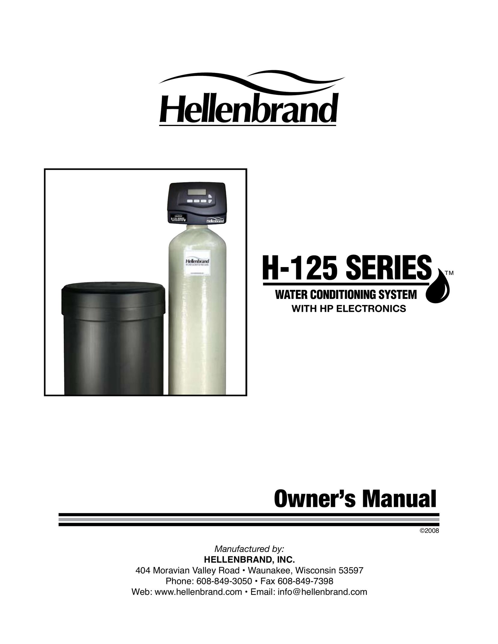 Argosy Research H-125 Series Water System User Manual