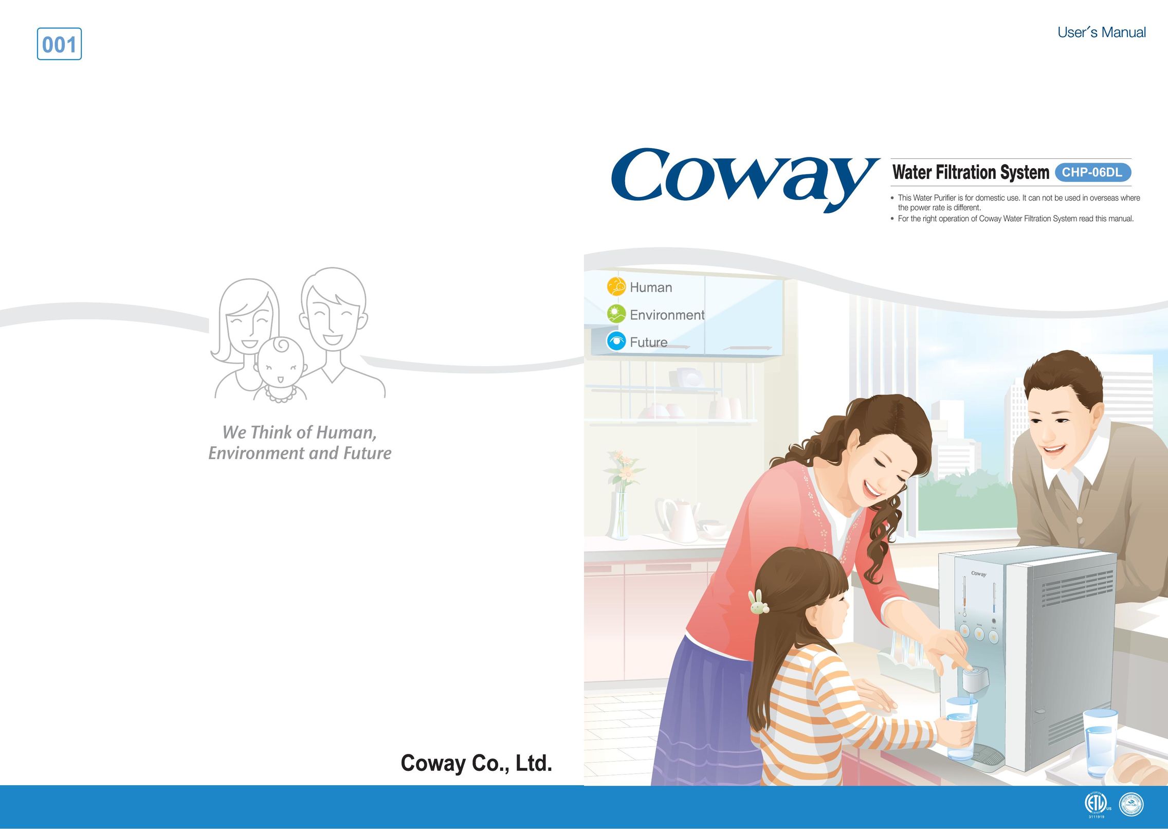 Coway CHP-06DL Water System User Manual