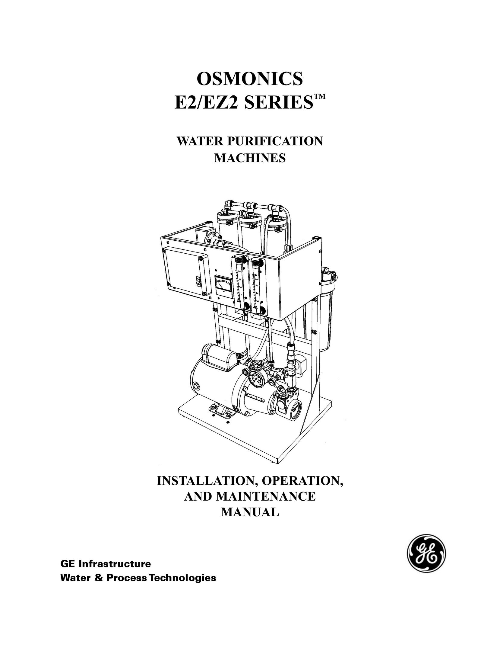 GE E2 Series Water System User Manual