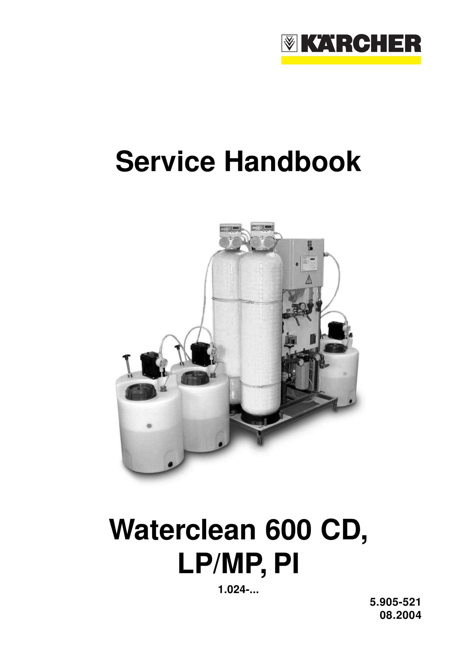 Karcher 600 CD Water System User Manual