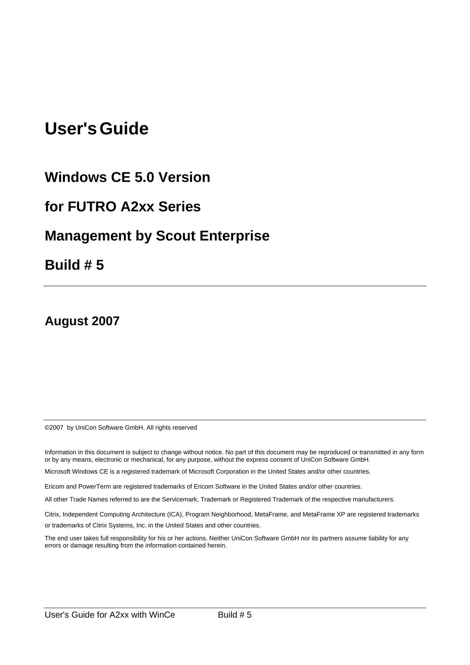 Microsoft A2xx Window User Manual