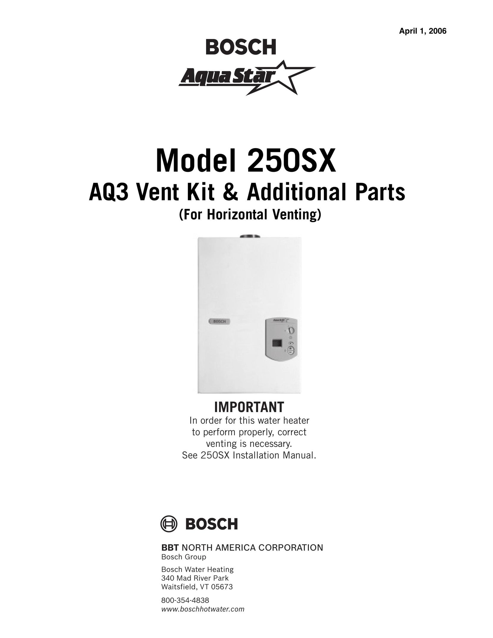AquaStar AQ3ES Appliance Trim Kit User Manual