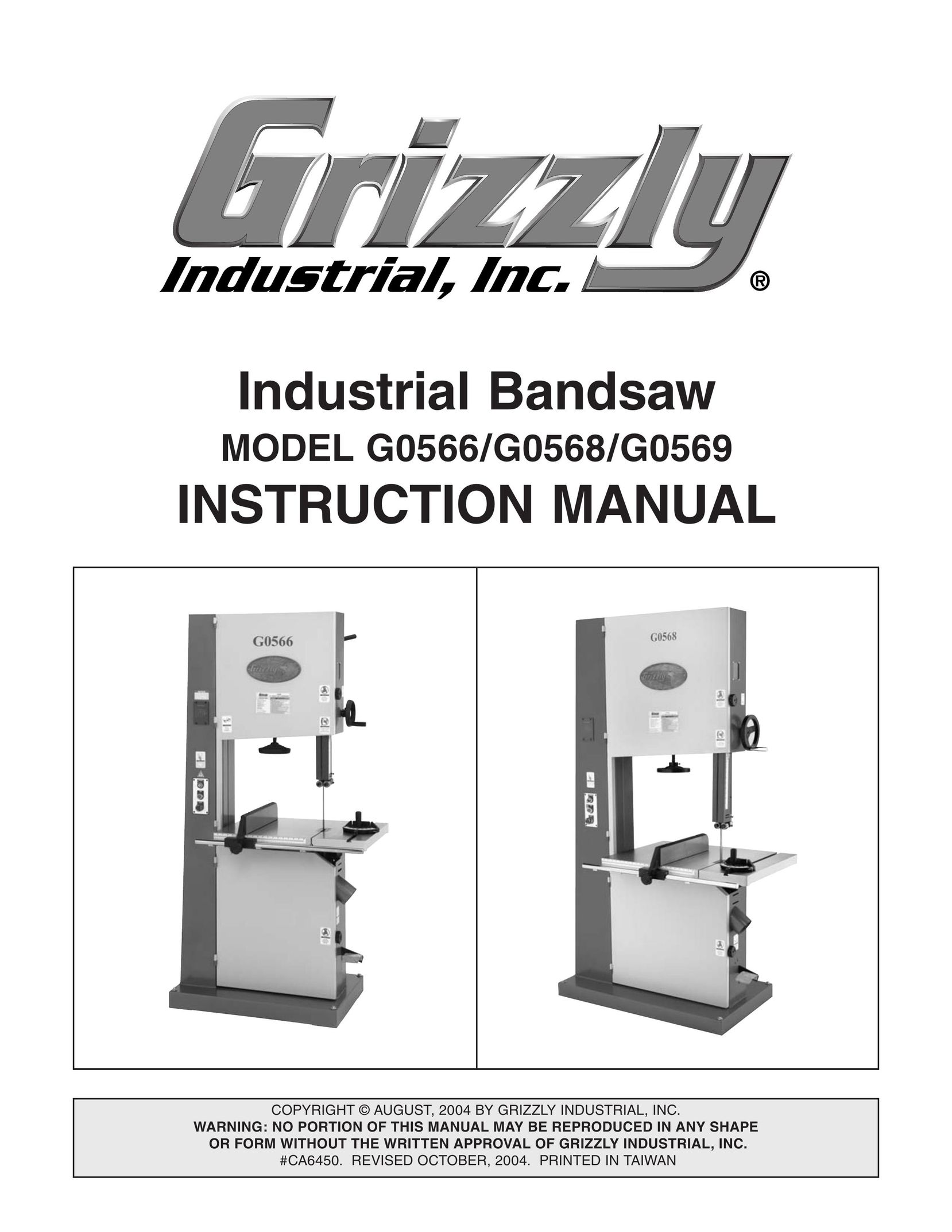 Grizzly G0569 Appliance Trim Kit User Manual