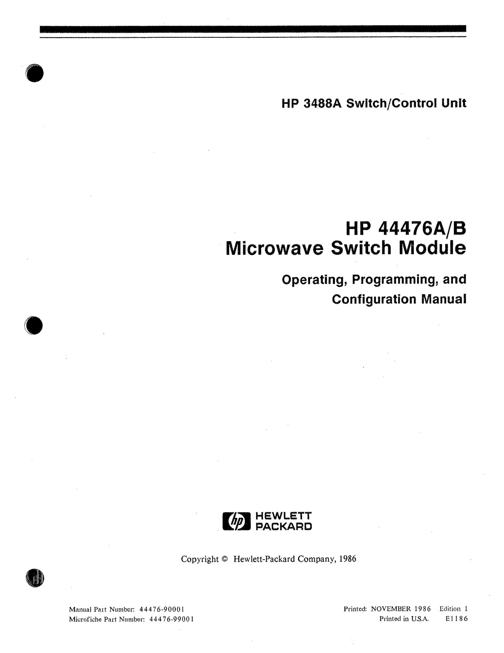 HP (Hewlett-Packard) 44476A Appliance Trim Kit User Manual