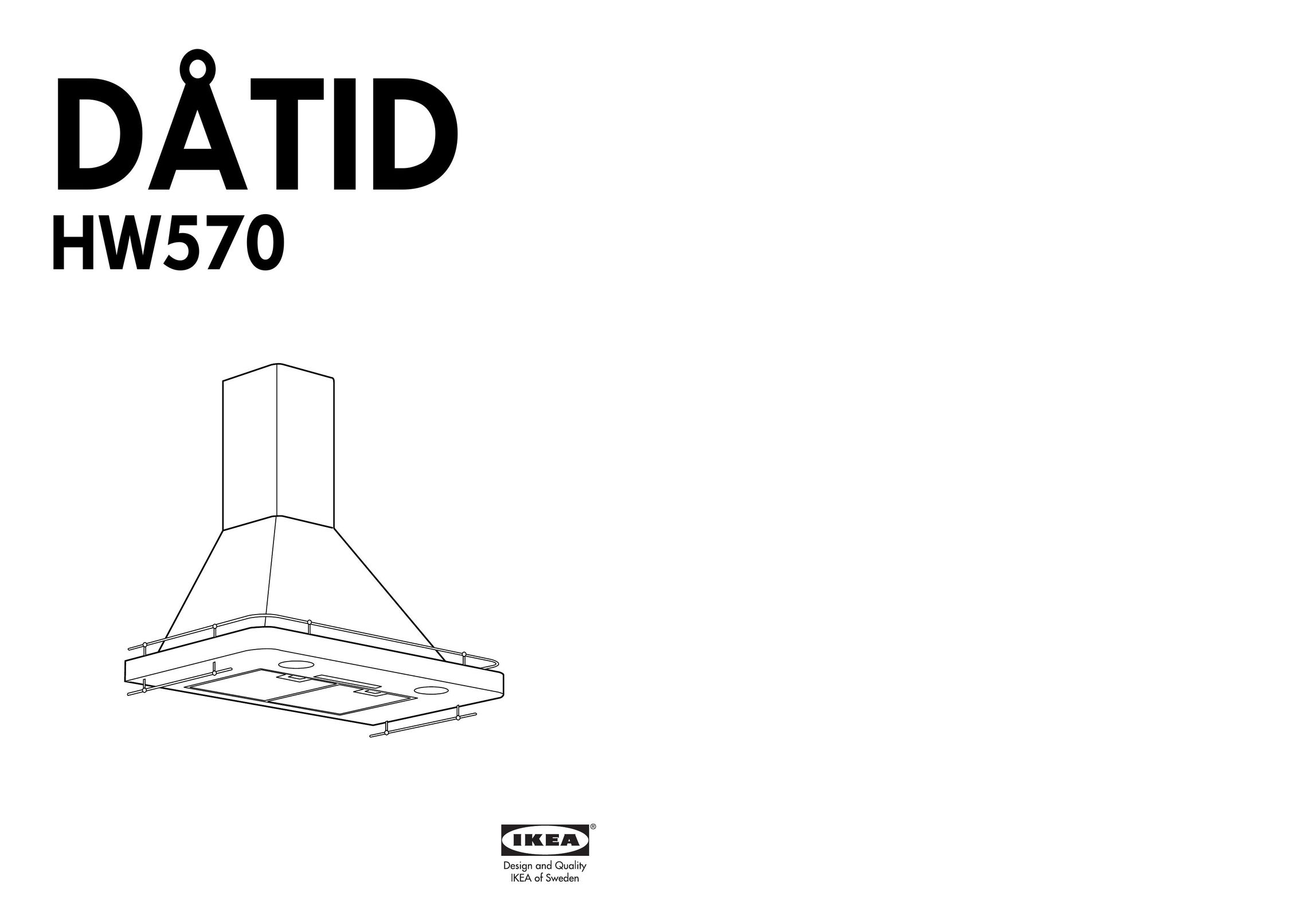 IKEA HW570 Appliance Trim Kit User Manual