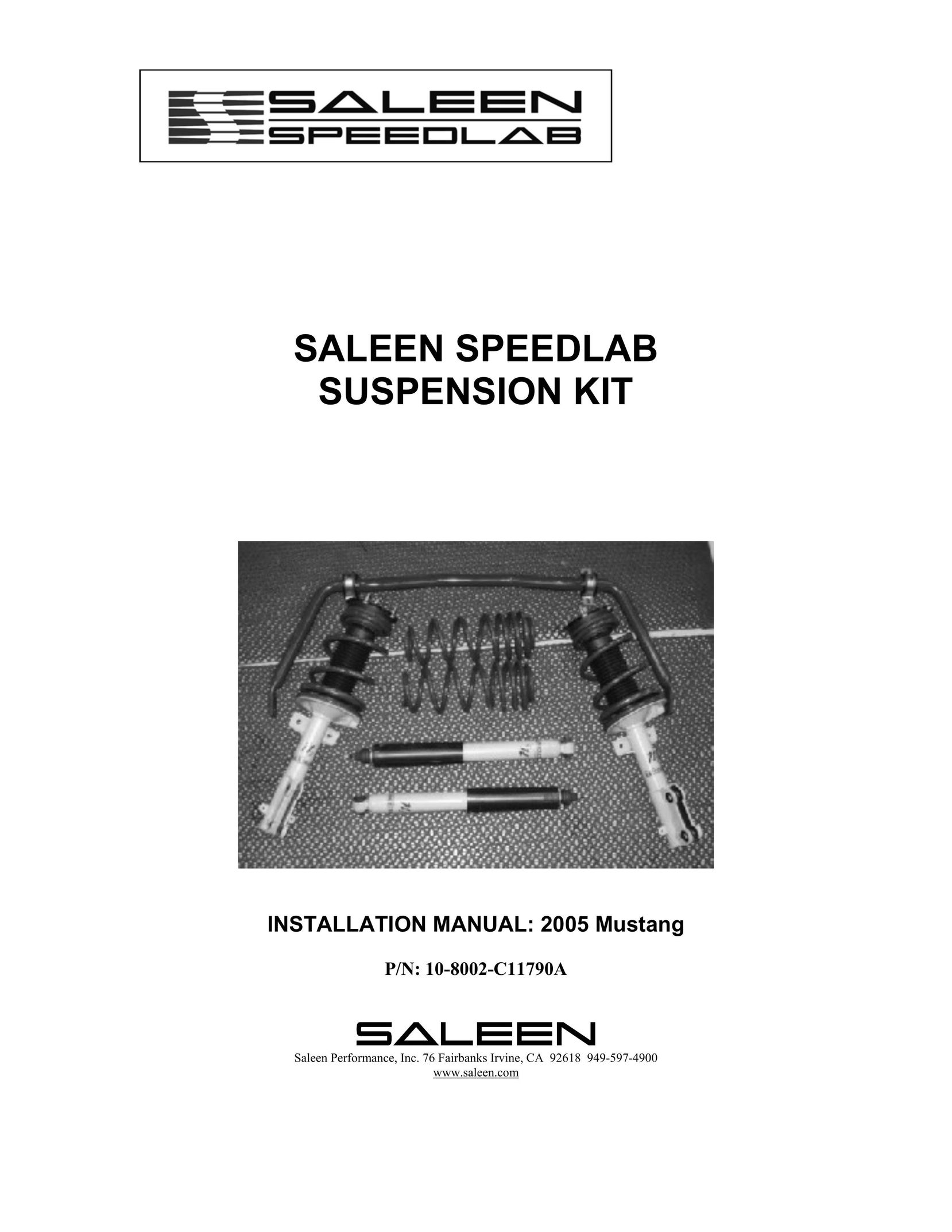 Saleen 10-8002-C11790A Appliance Trim Kit User Manual