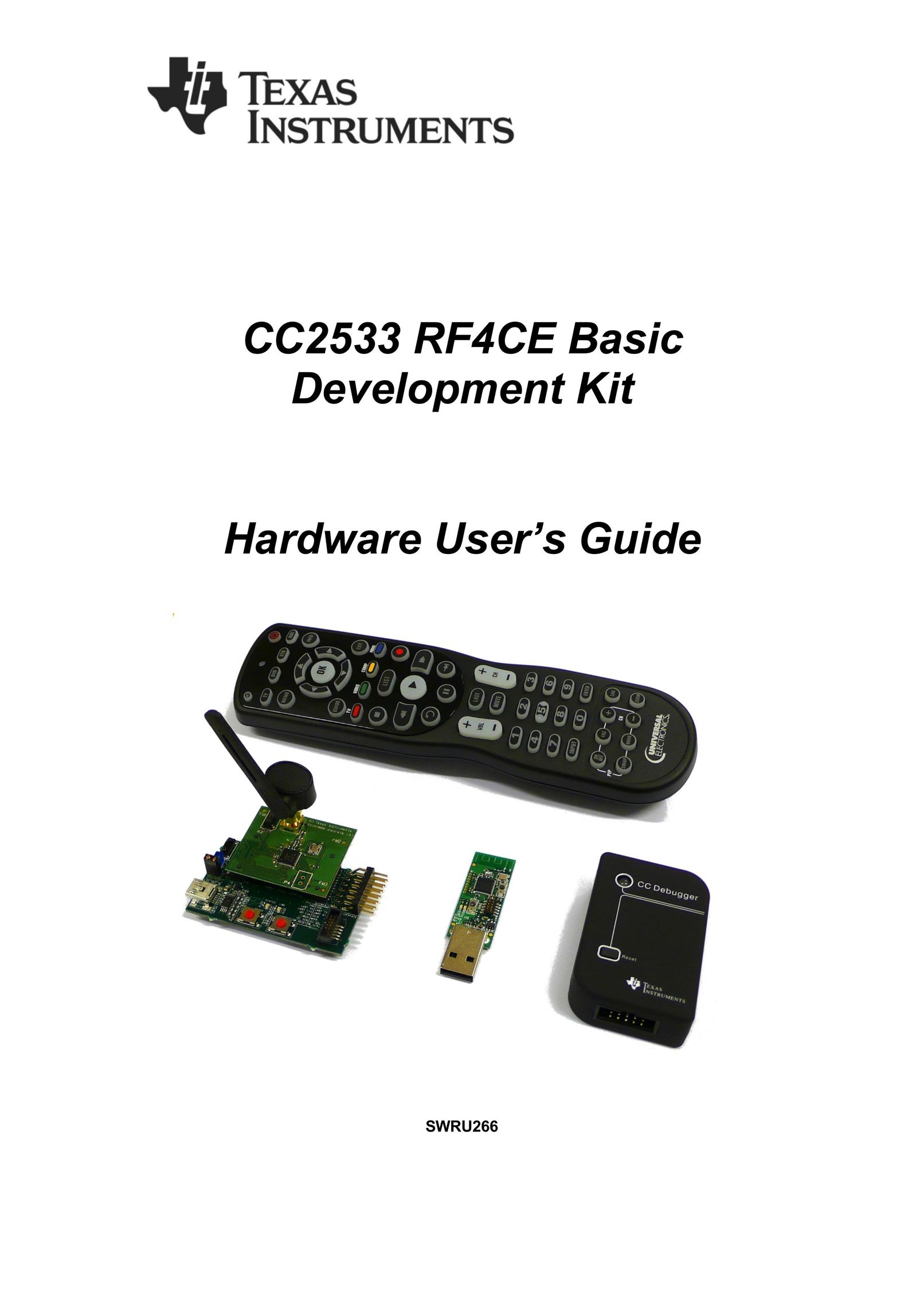Texas Instruments CC2533 Appliance Trim Kit User Manual