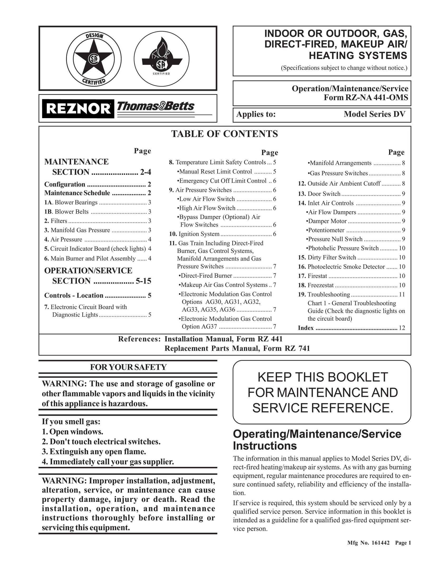 Thomas & Betts RZ-NA 441-OMS Appliance Trim Kit User Manual