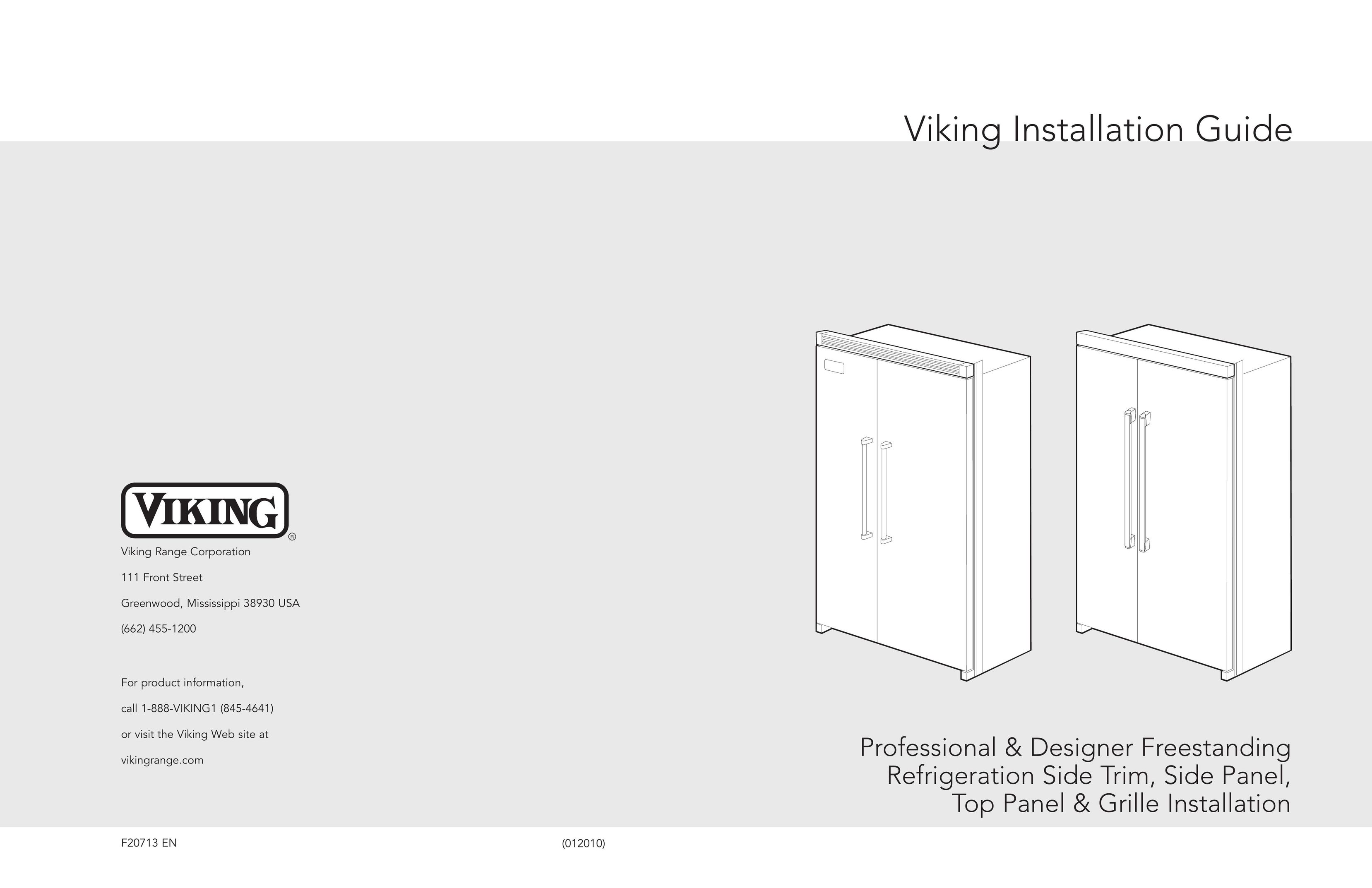 Viking F20713 Appliance Trim Kit User Manual