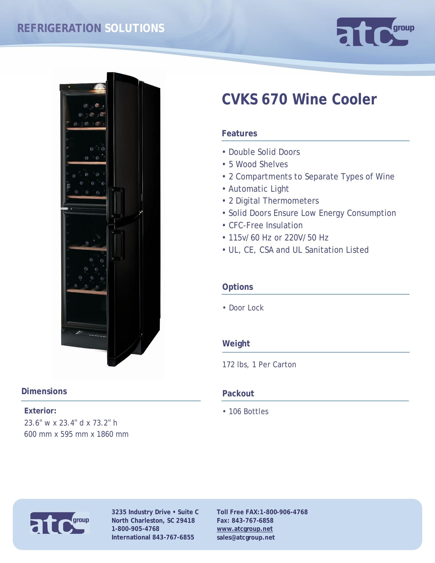 ATC Group CVKS670 Beverage Dispenser User Manual