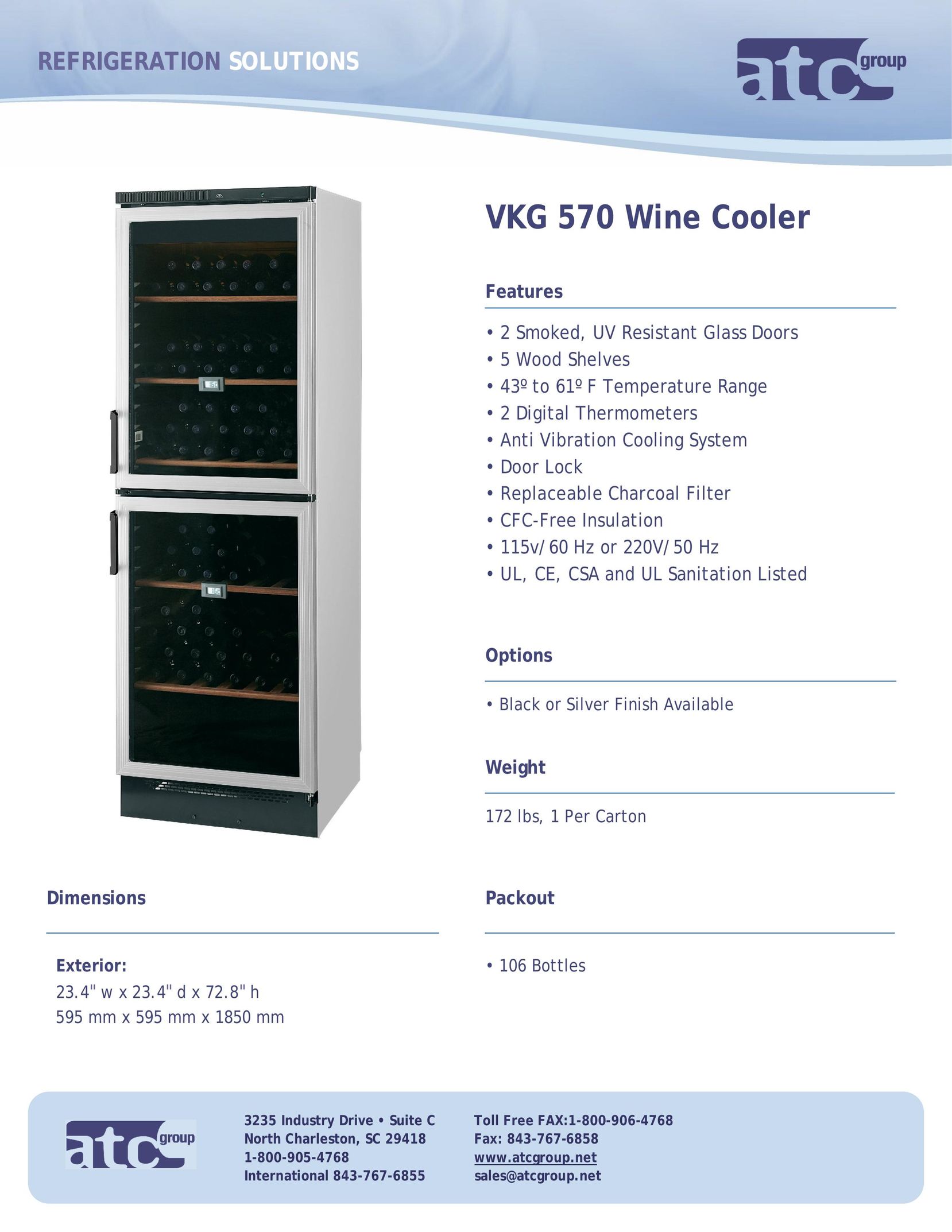 ATC Group VKG 570 Beverage Dispenser User Manual