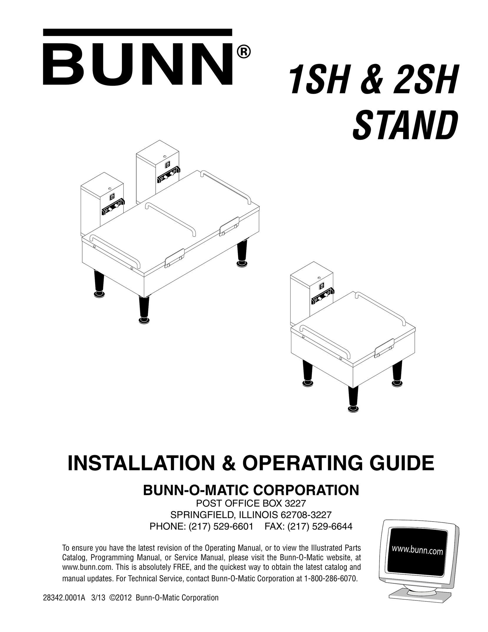 Bunn 2SH Beverage Dispenser User Manual