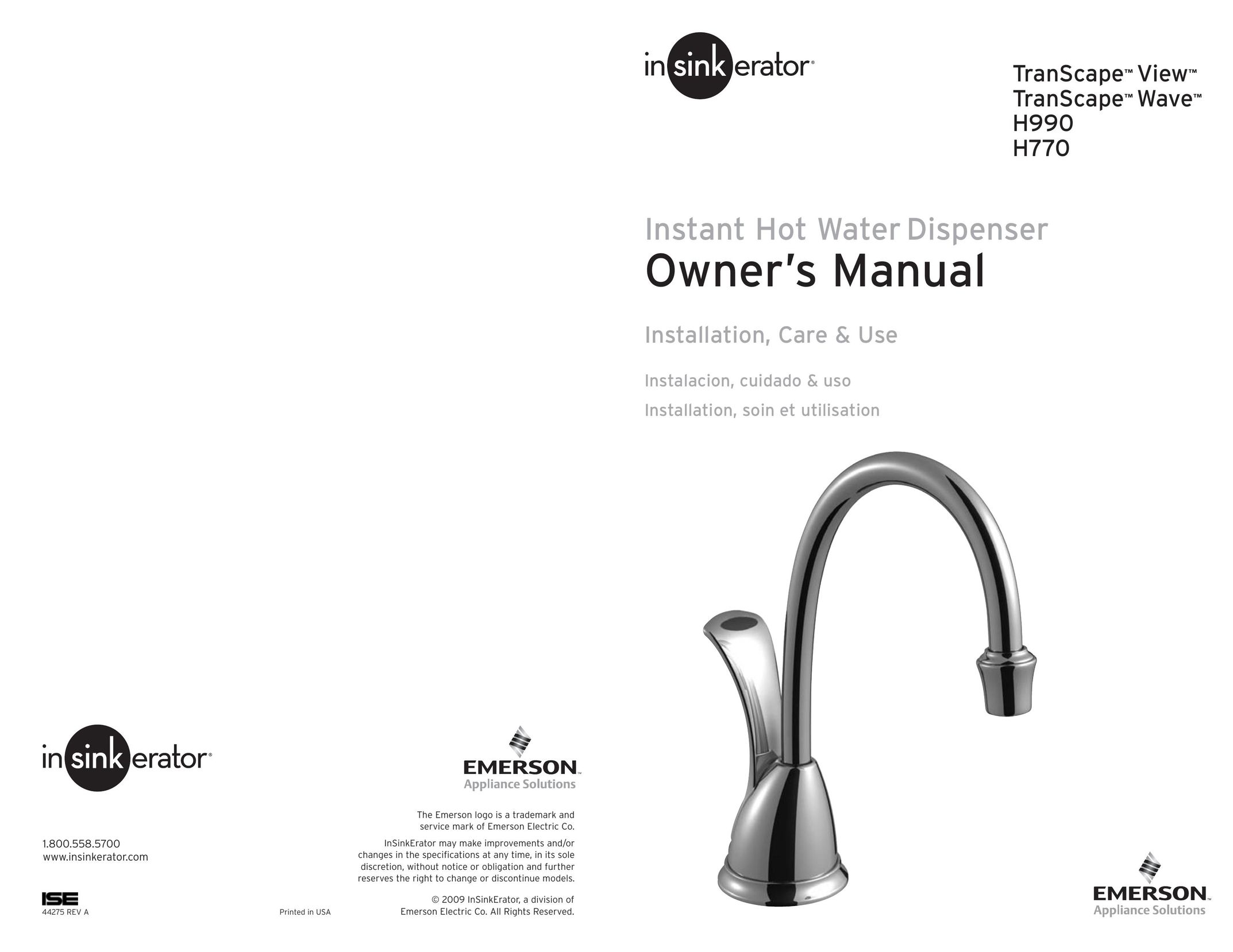 Emerson h990 Beverage Dispenser User Manual