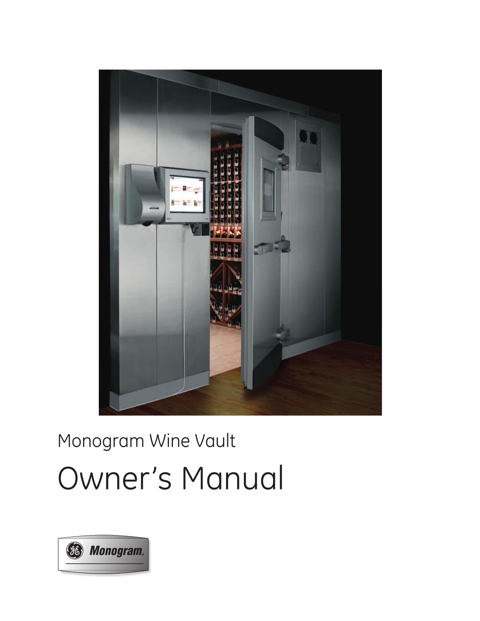 GE Monogram Wine Vault Beverage Dispenser User Manual