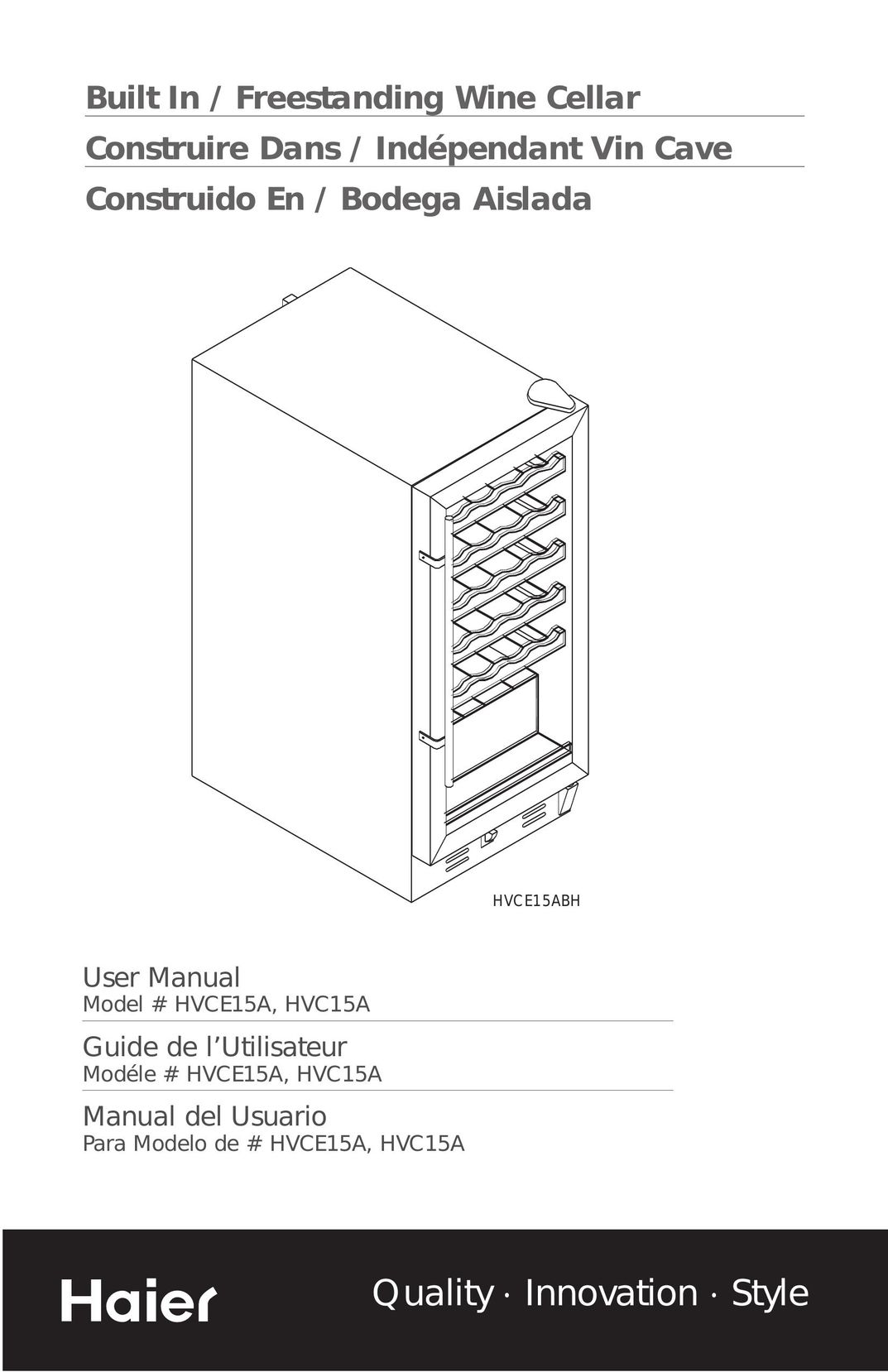 Haier HVCE15A Beverage Dispenser User Manual