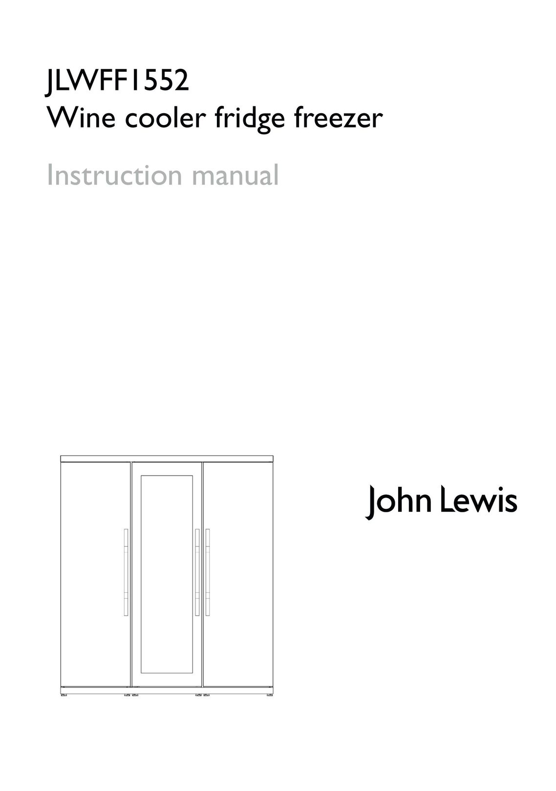 John Lewis JLWFF1552 Beverage Dispenser User Manual