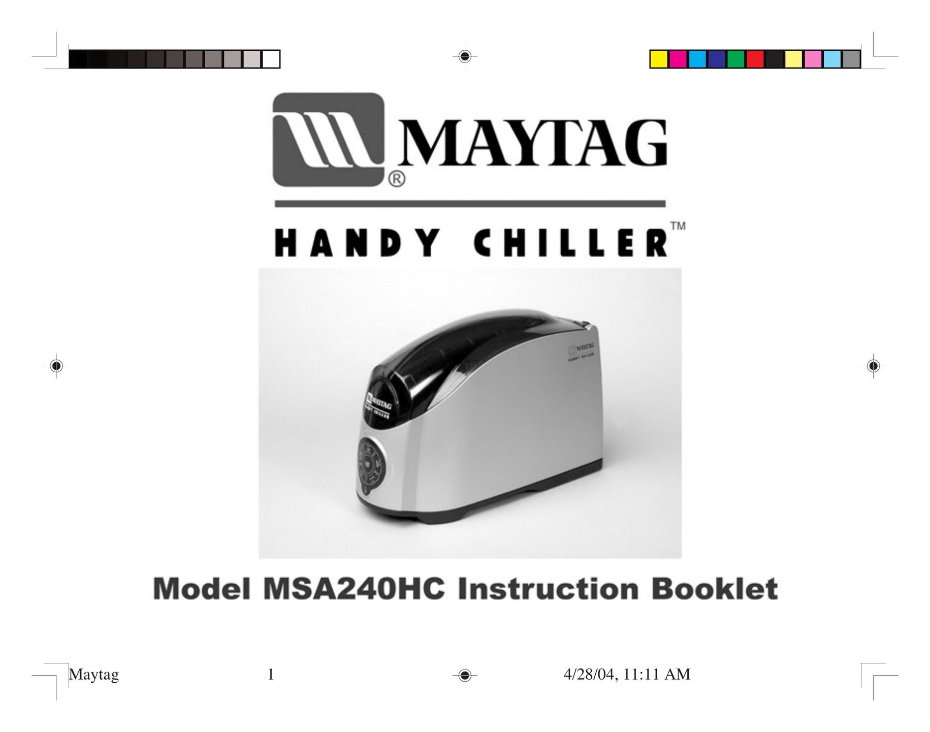 Maytag MSA240HC Beverage Dispenser User Manual