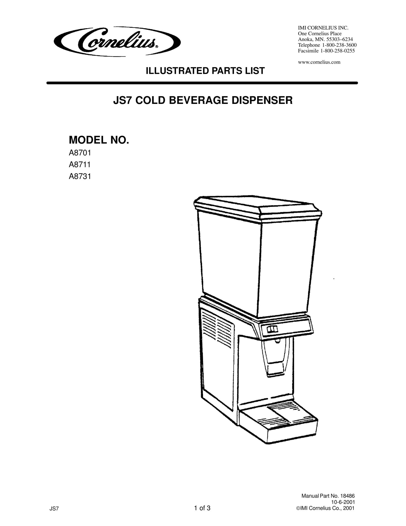 Panasonic JS7 Beverage Dispenser User Manual