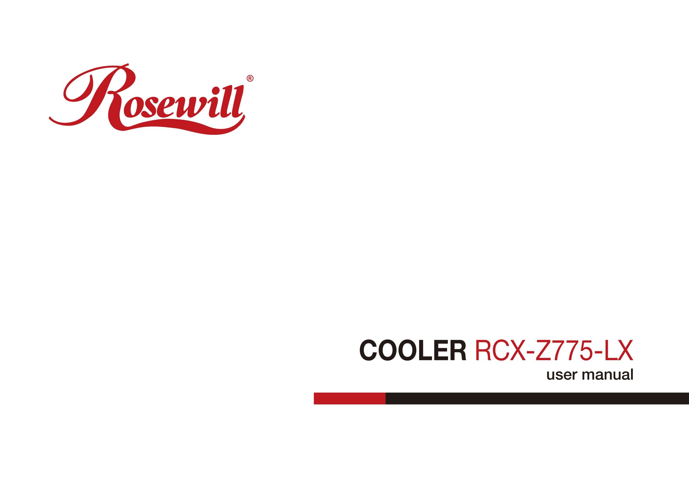 Rosewill RCX-Z775-LX Beverage Dispenser User Manual
