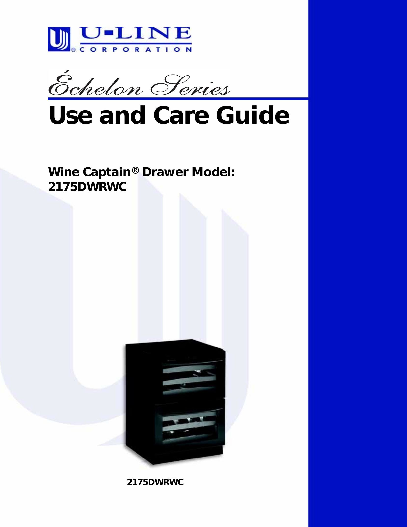U-Line 2175DWRWC Beverage Dispenser User Manual