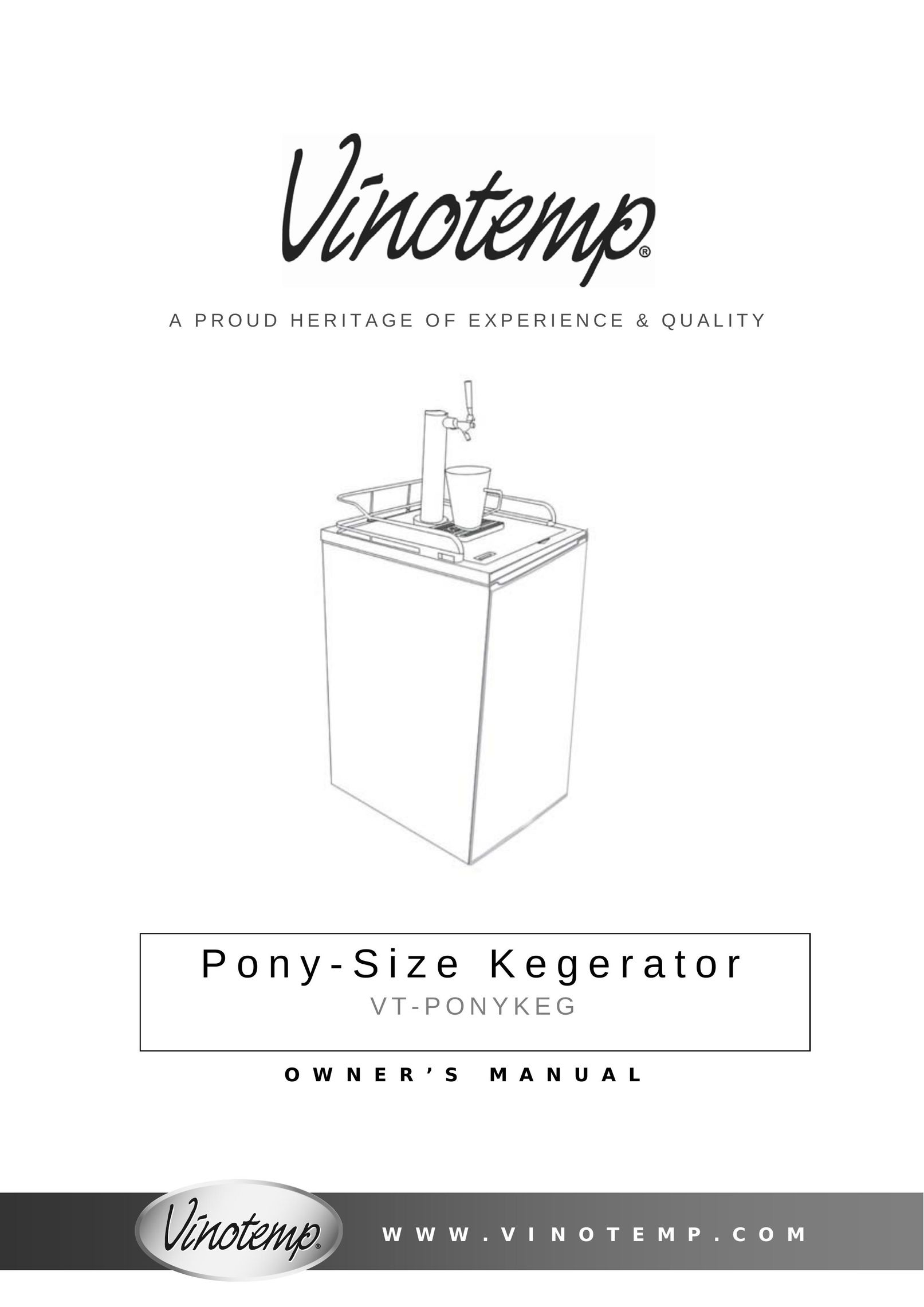 Vinotemp VT - PONYKEG Beverage Dispenser User Manual