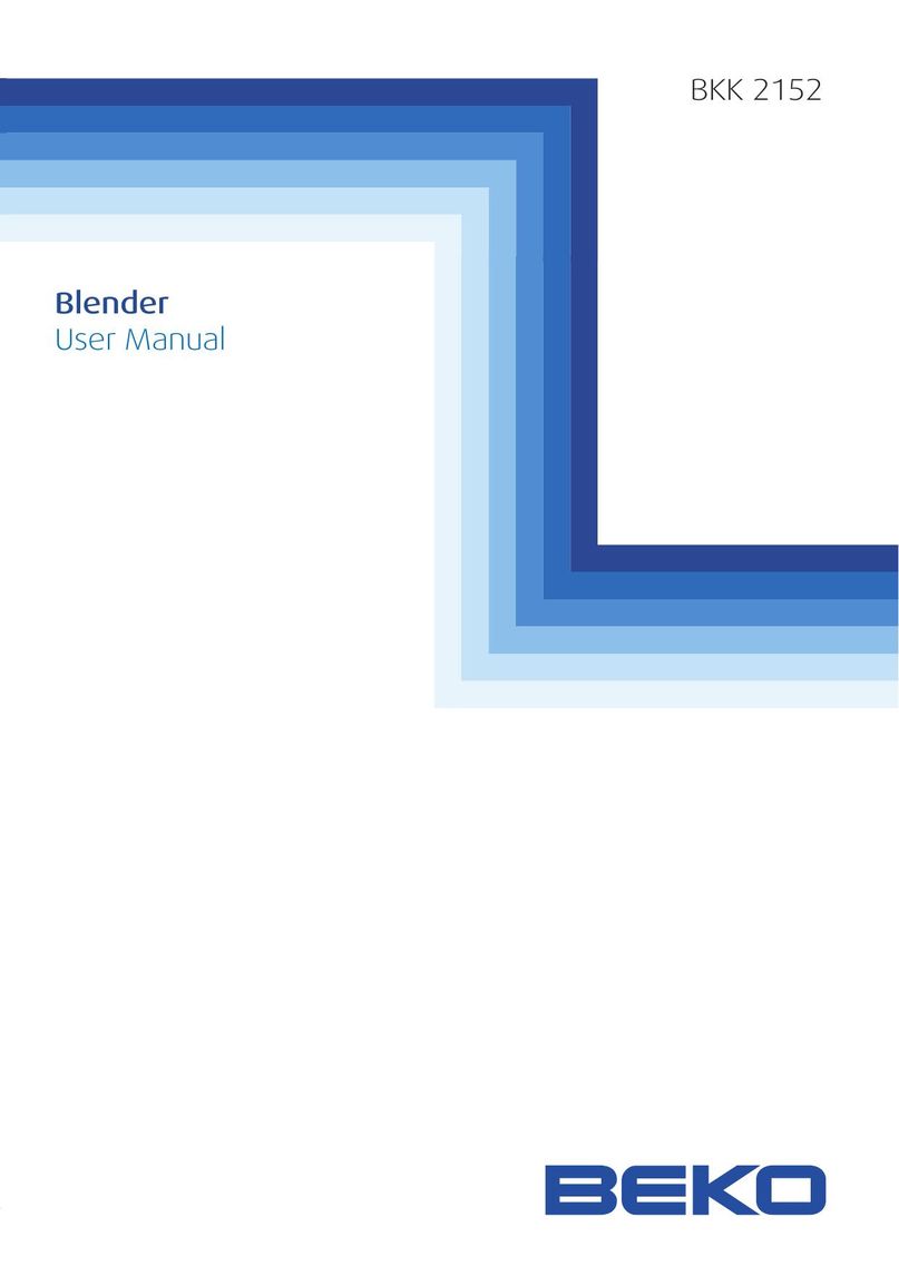 Beko BKK2152 Blender User Manual