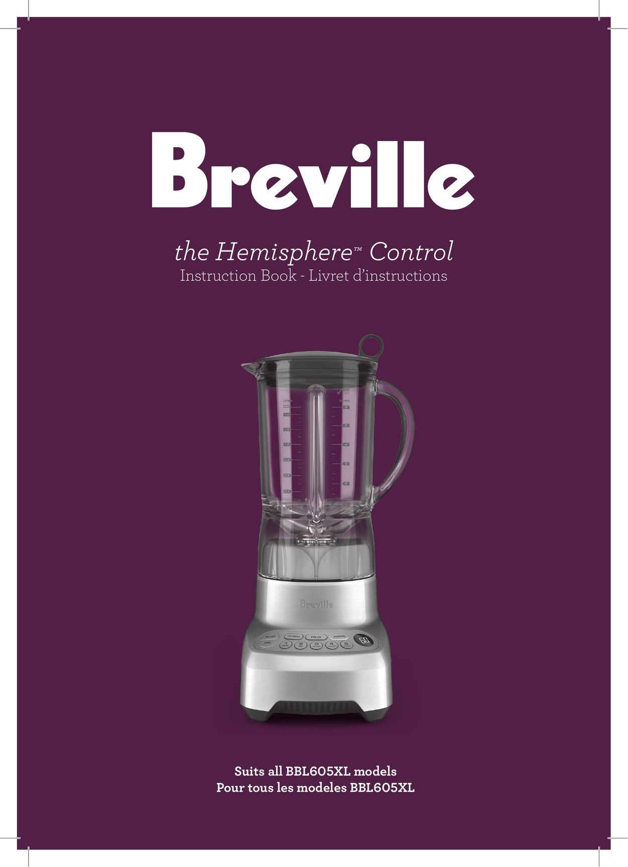 Breville BBL605XL Blender User Manual