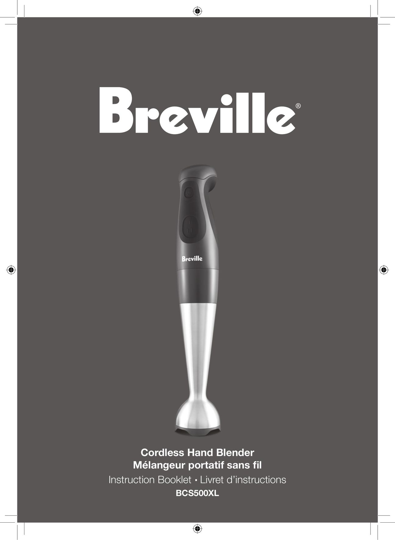 Breville bcs500xl Blender User Manual
