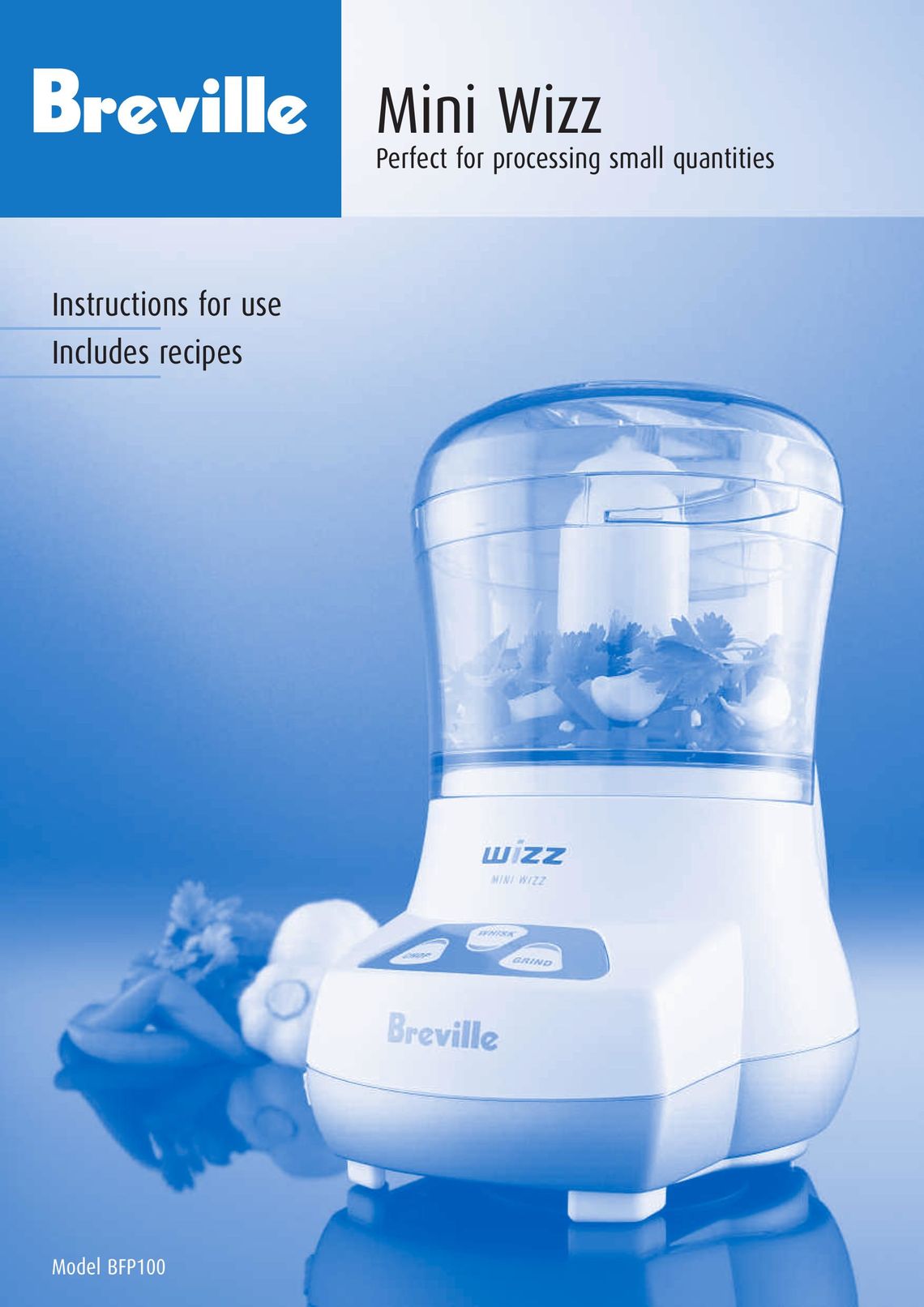 Breville BFP100 Blender User Manual