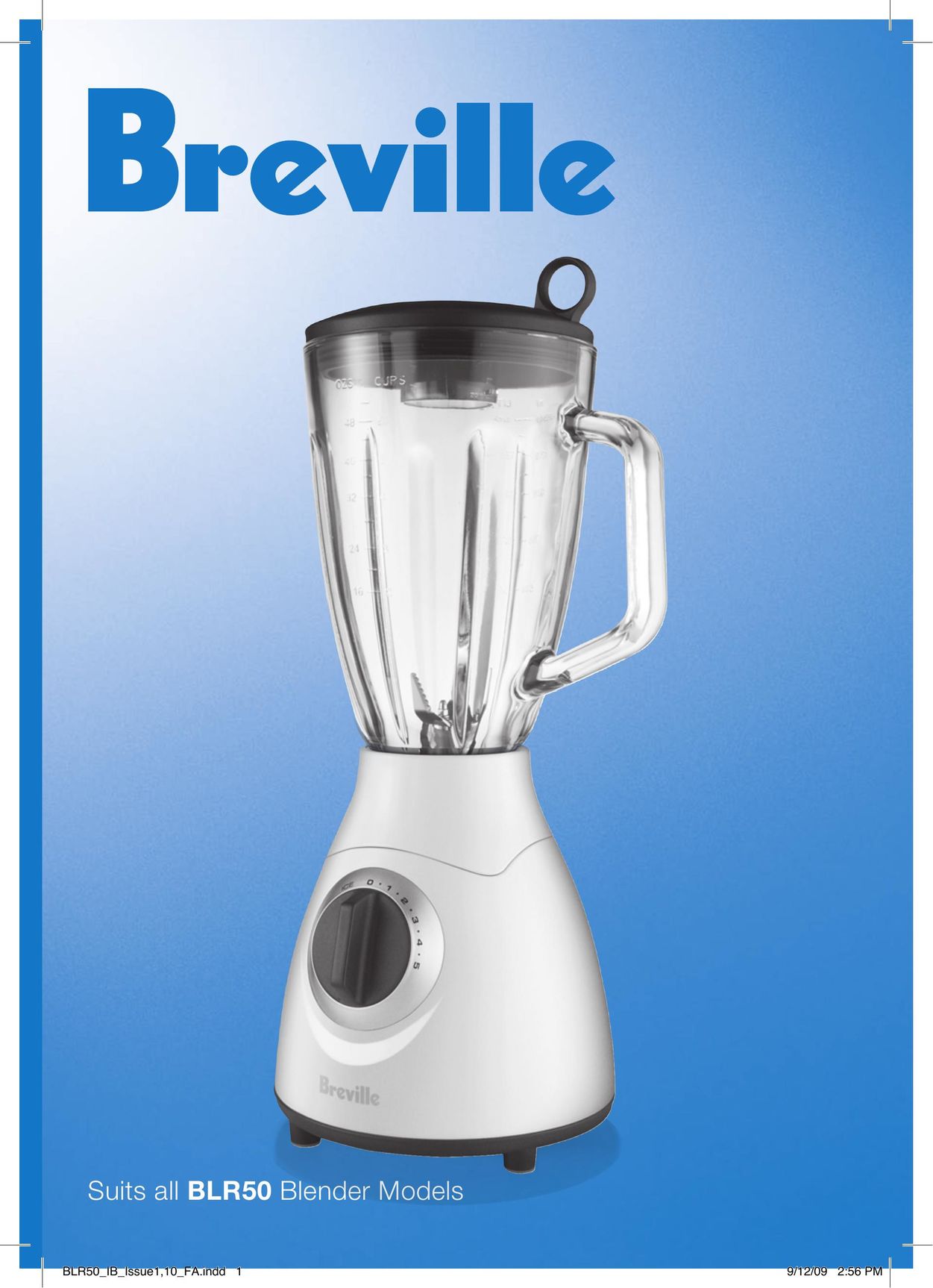 Breville BLR50 Blender User Manual