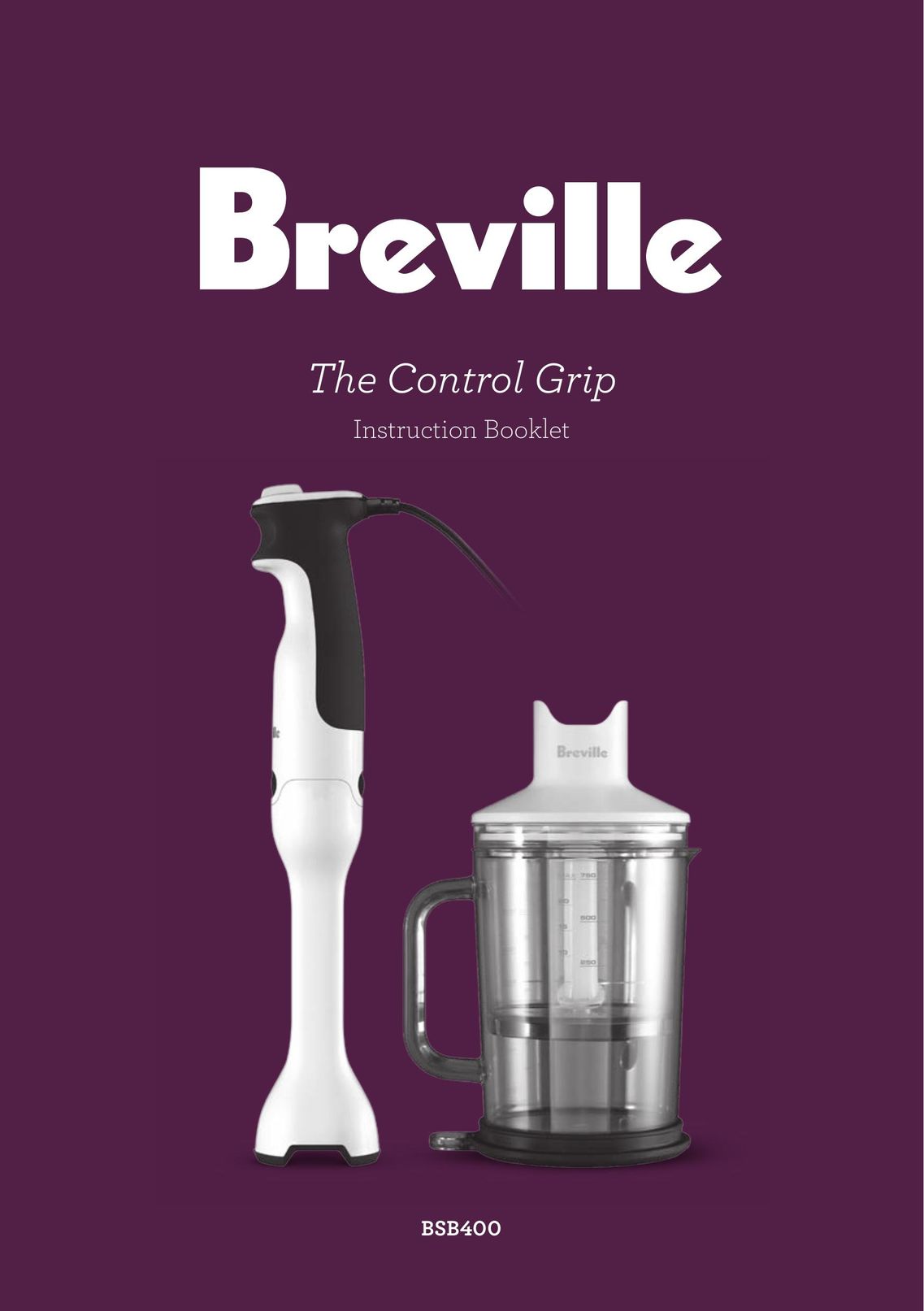 Breville BSB400 Blender User Manual