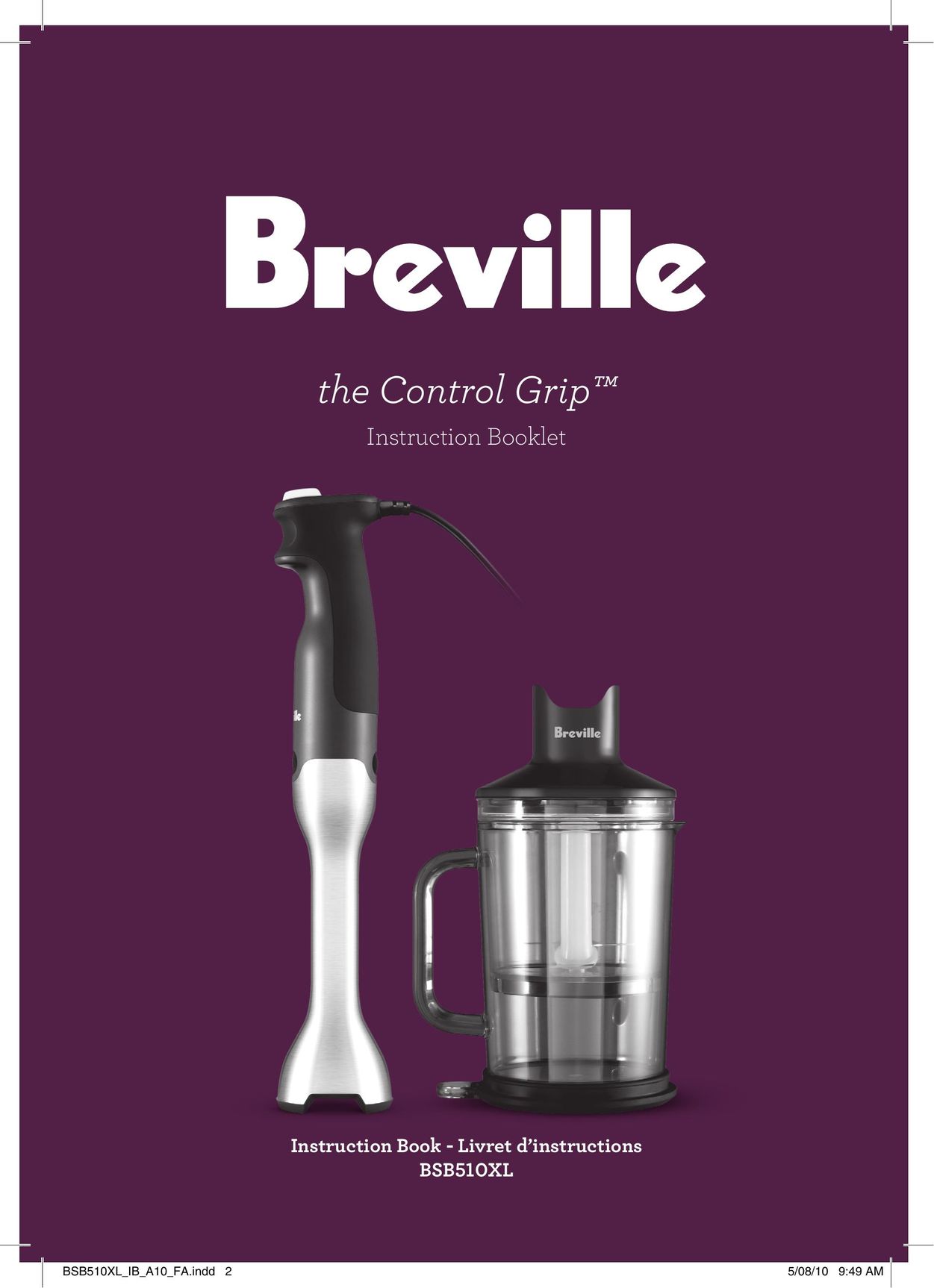 Breville SLV3100 Blender User Manual