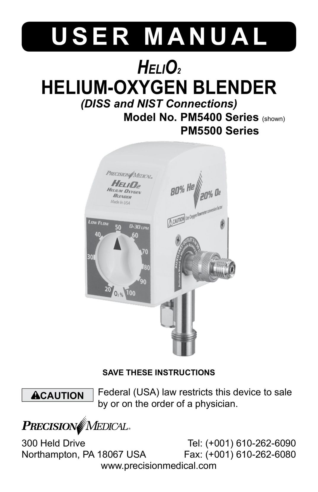 Helio PM5400 Blender User Manual
