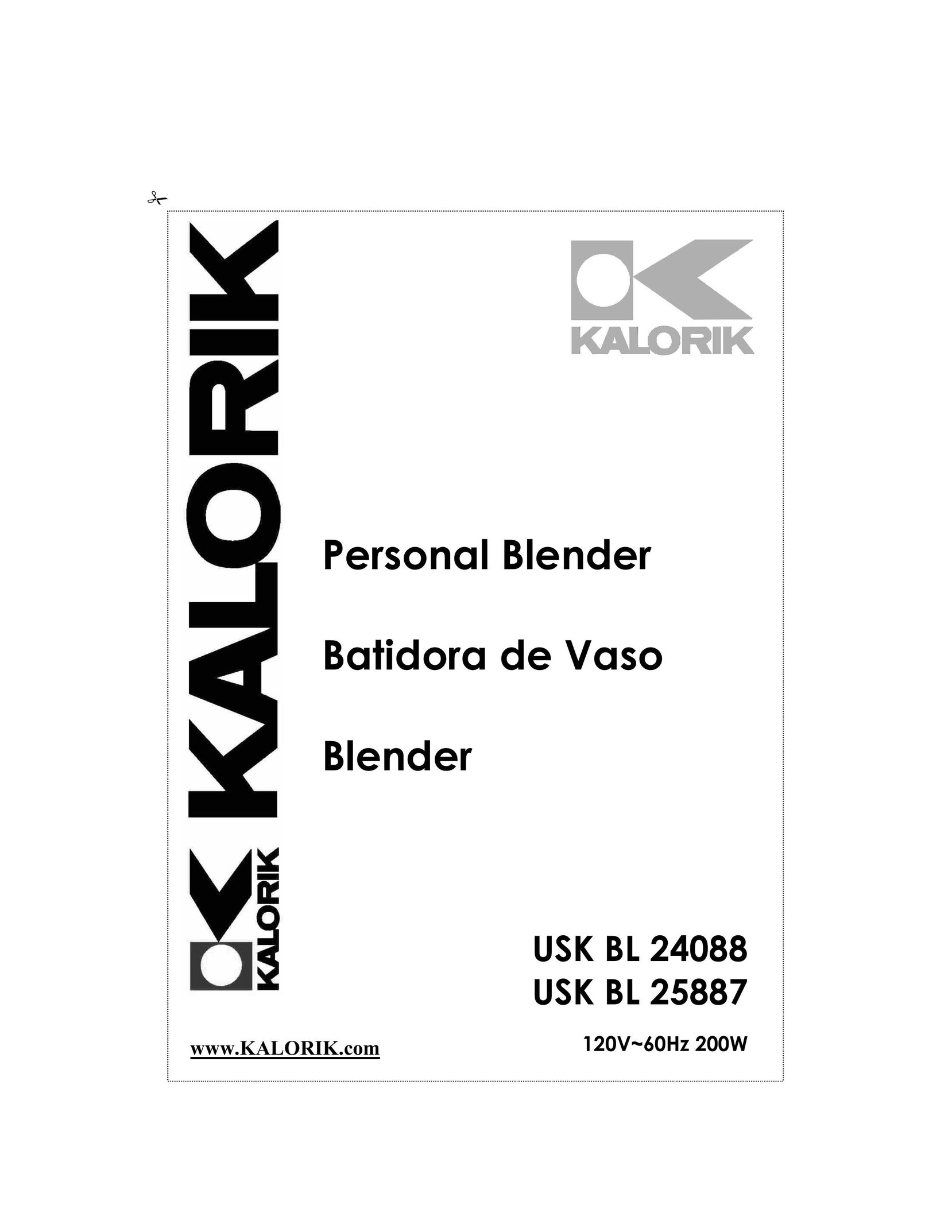 Kalorik USK BL 24088 Blender User Manual