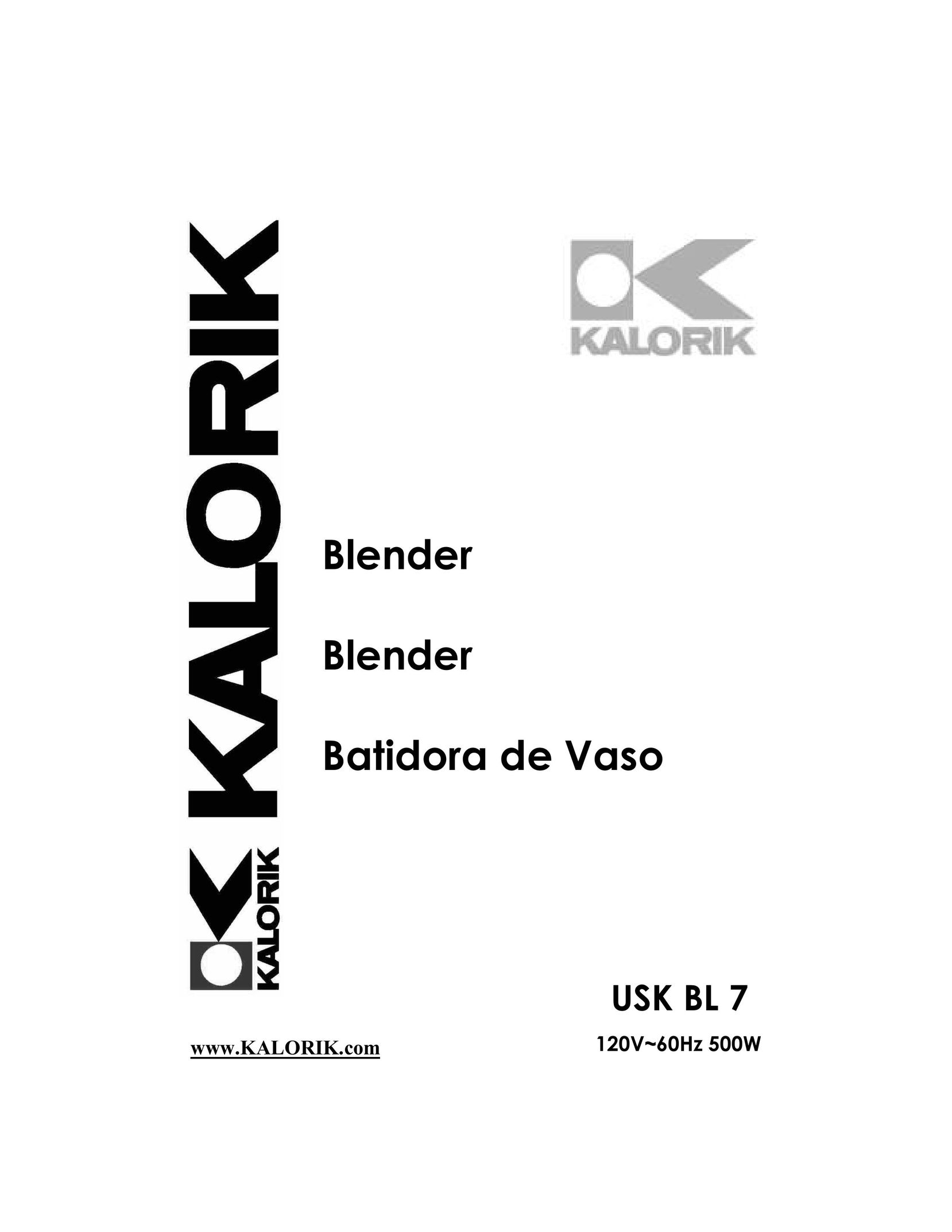 Kalorik USK BL 7 Blender User Manual