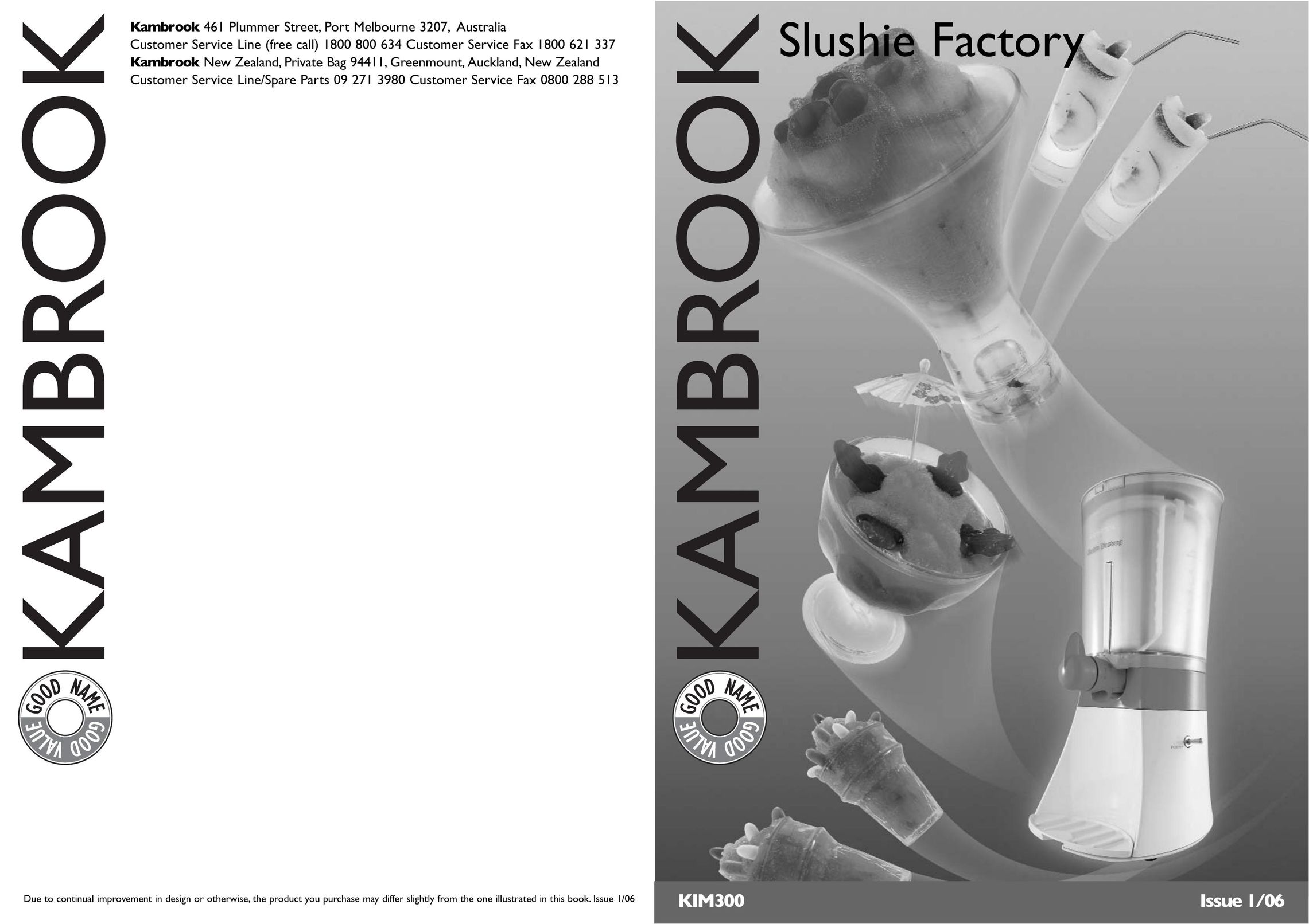 Kambrook KIM300 Blender User Manual