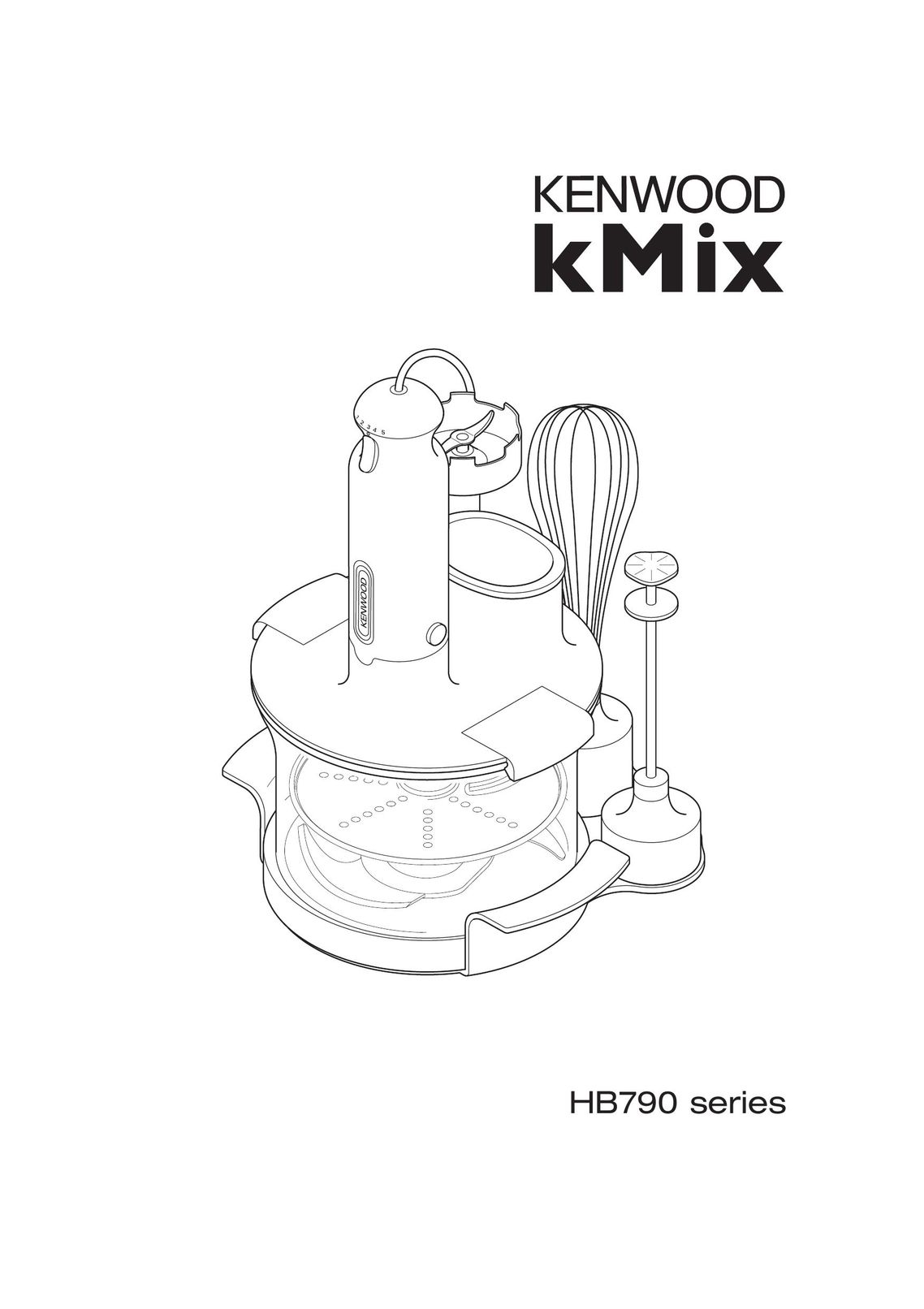Kenwood HB790 series Blender User Manual